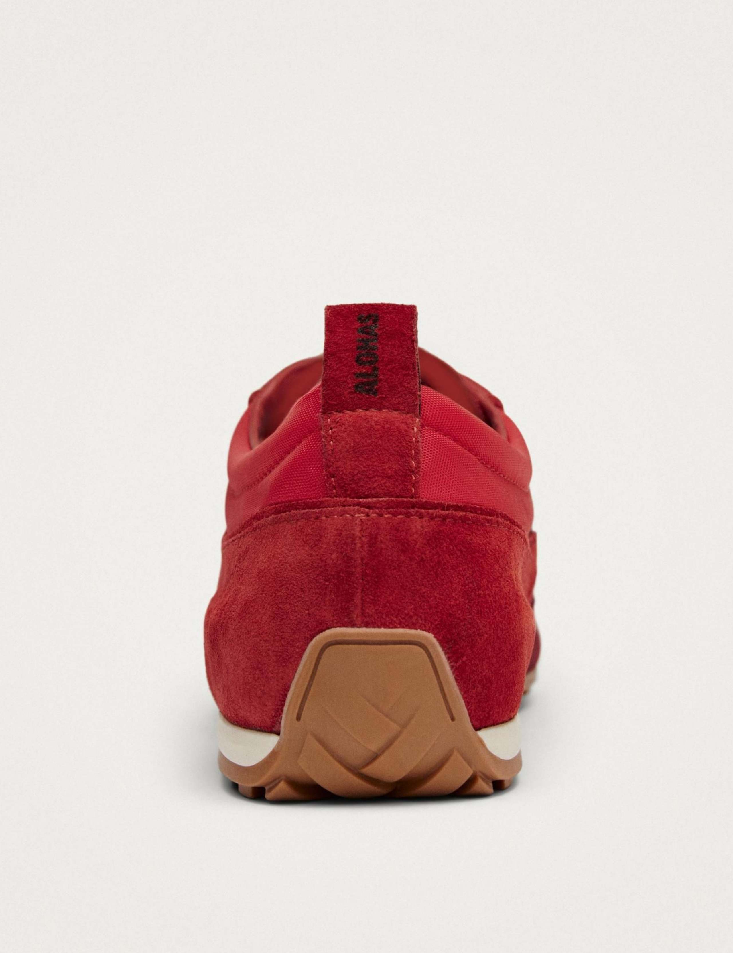 Suede Lace Up Trainers 7 of 7