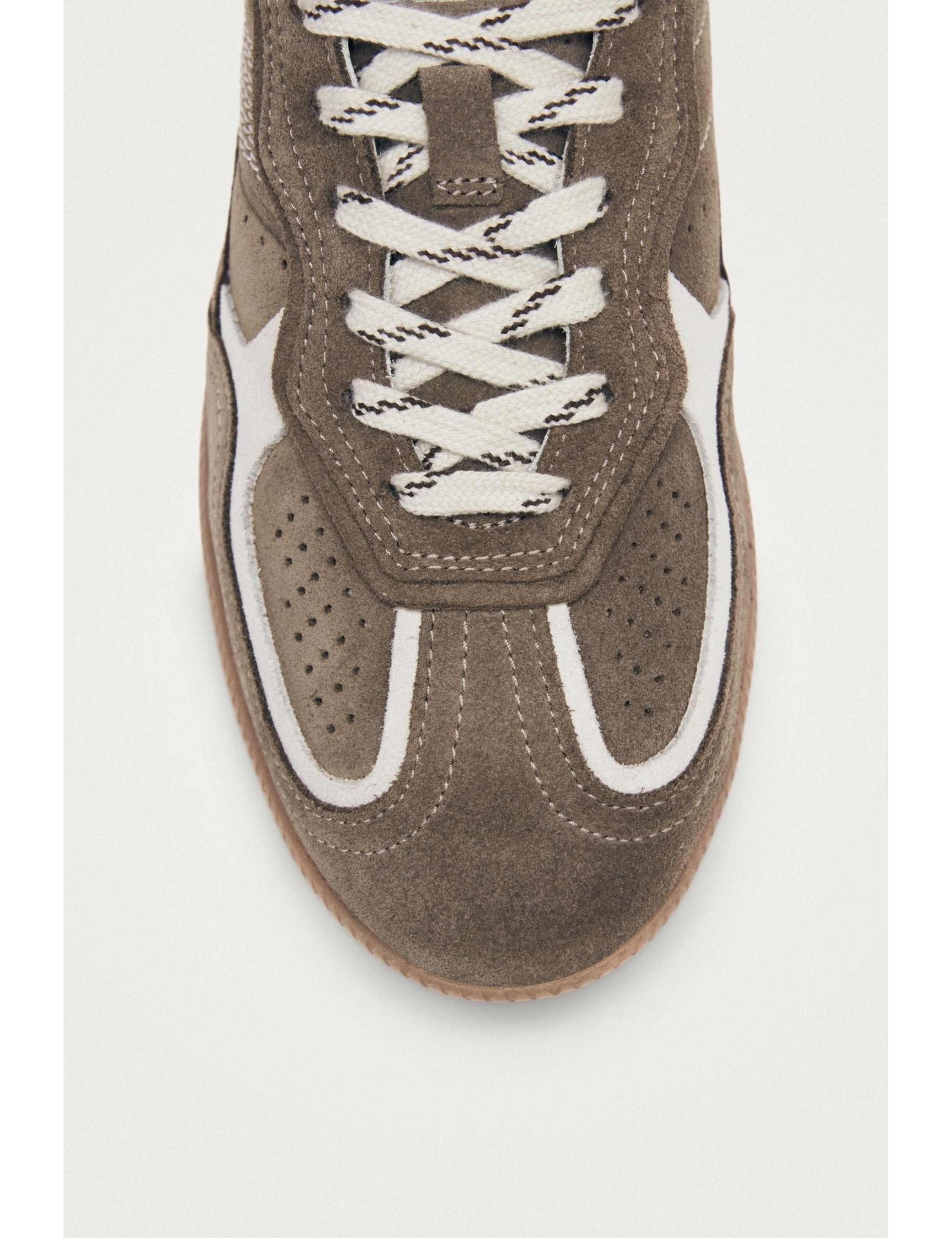 Leather Lace Up Trainers 7 of 7