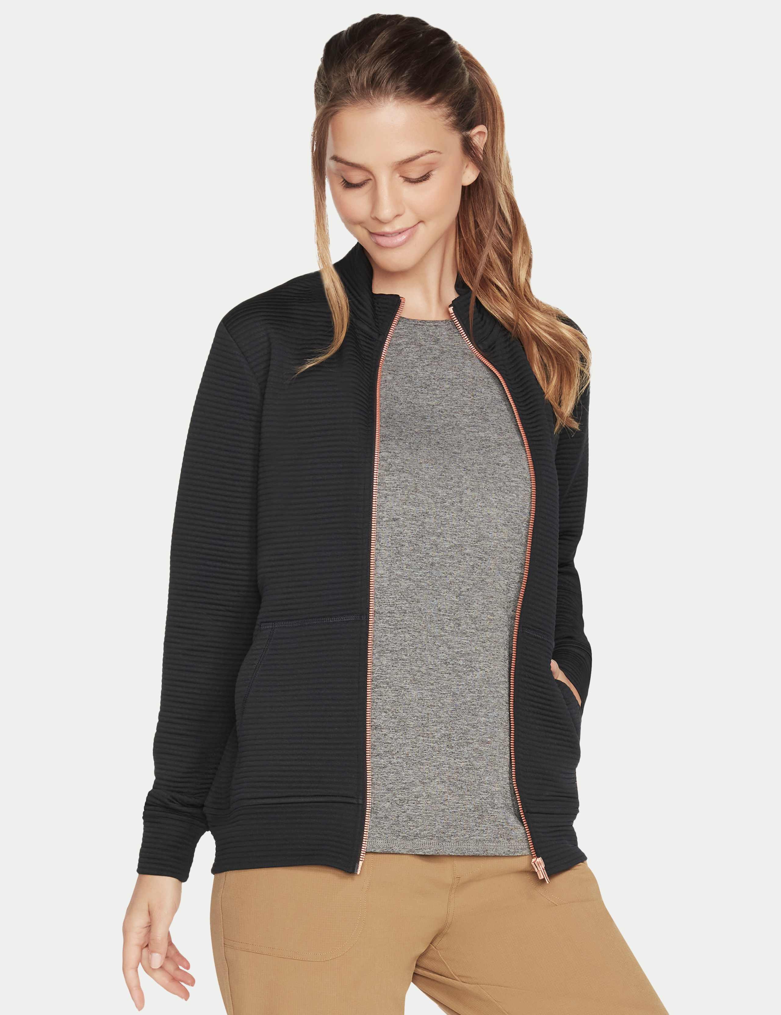 The GO WALK Everywhere Zip Up Jacket 1 of 3