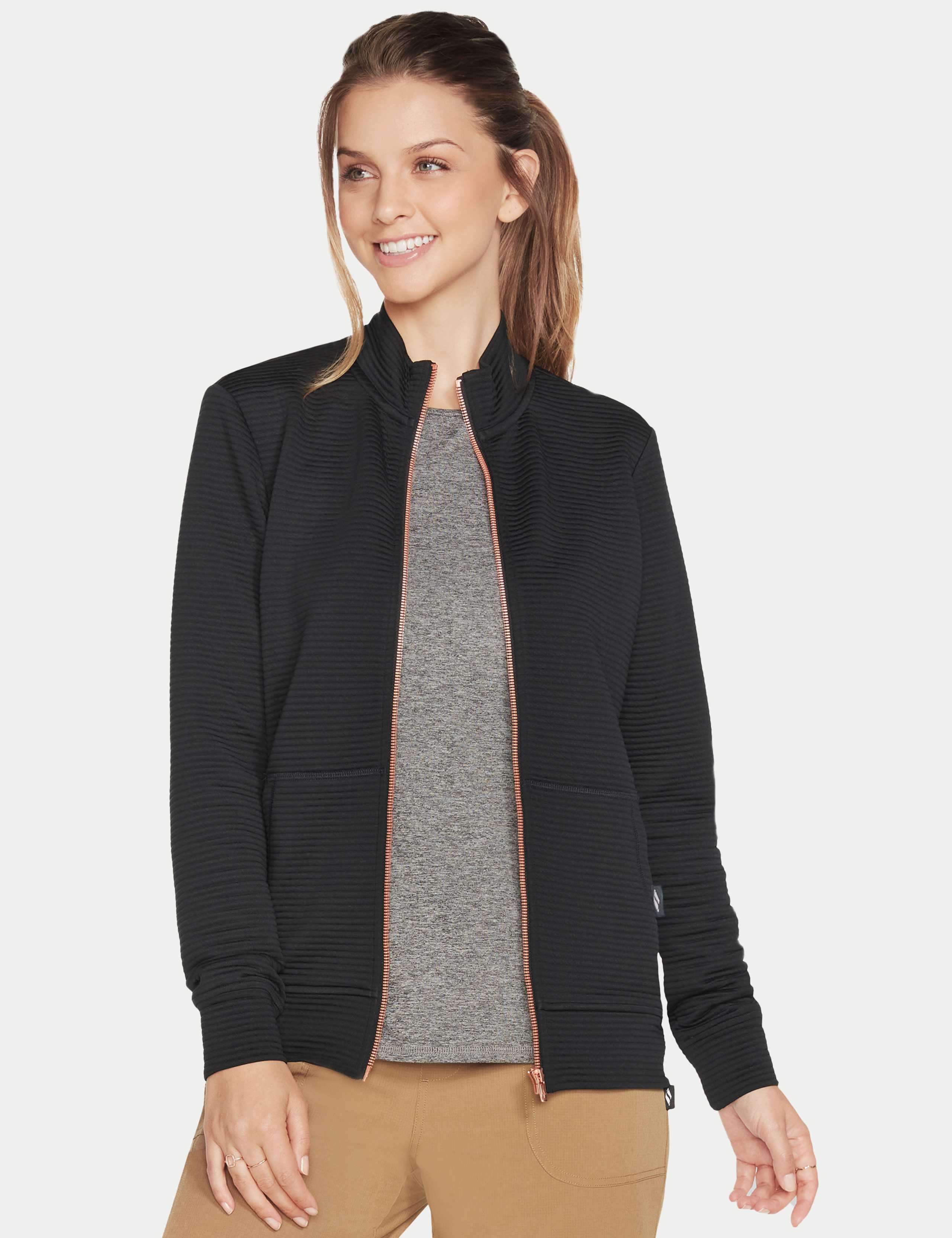 The GO WALK Everywhere Zip Up Jacket 3 of 3