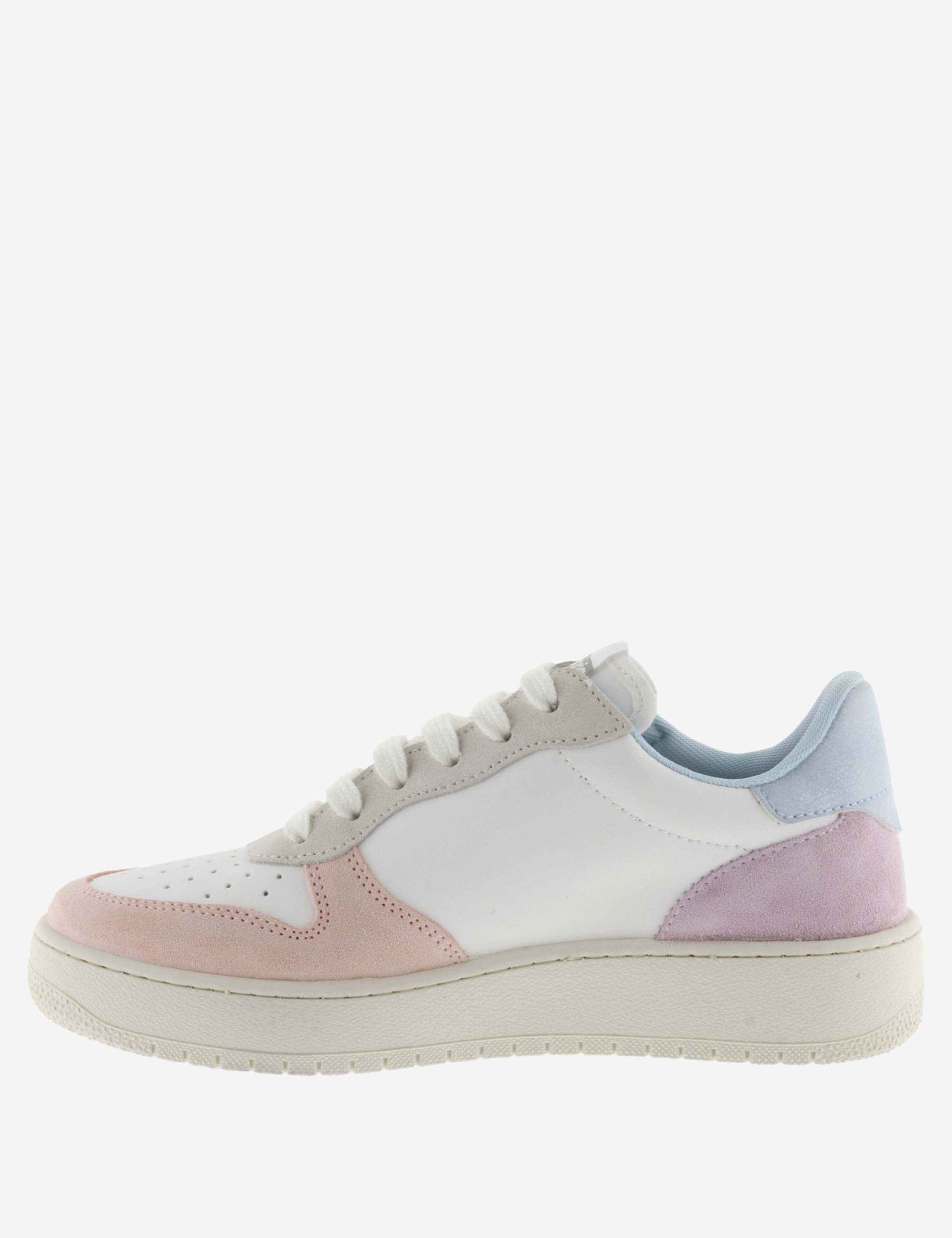 Leather Suede Panel Lace Up Trainers 5 of 5