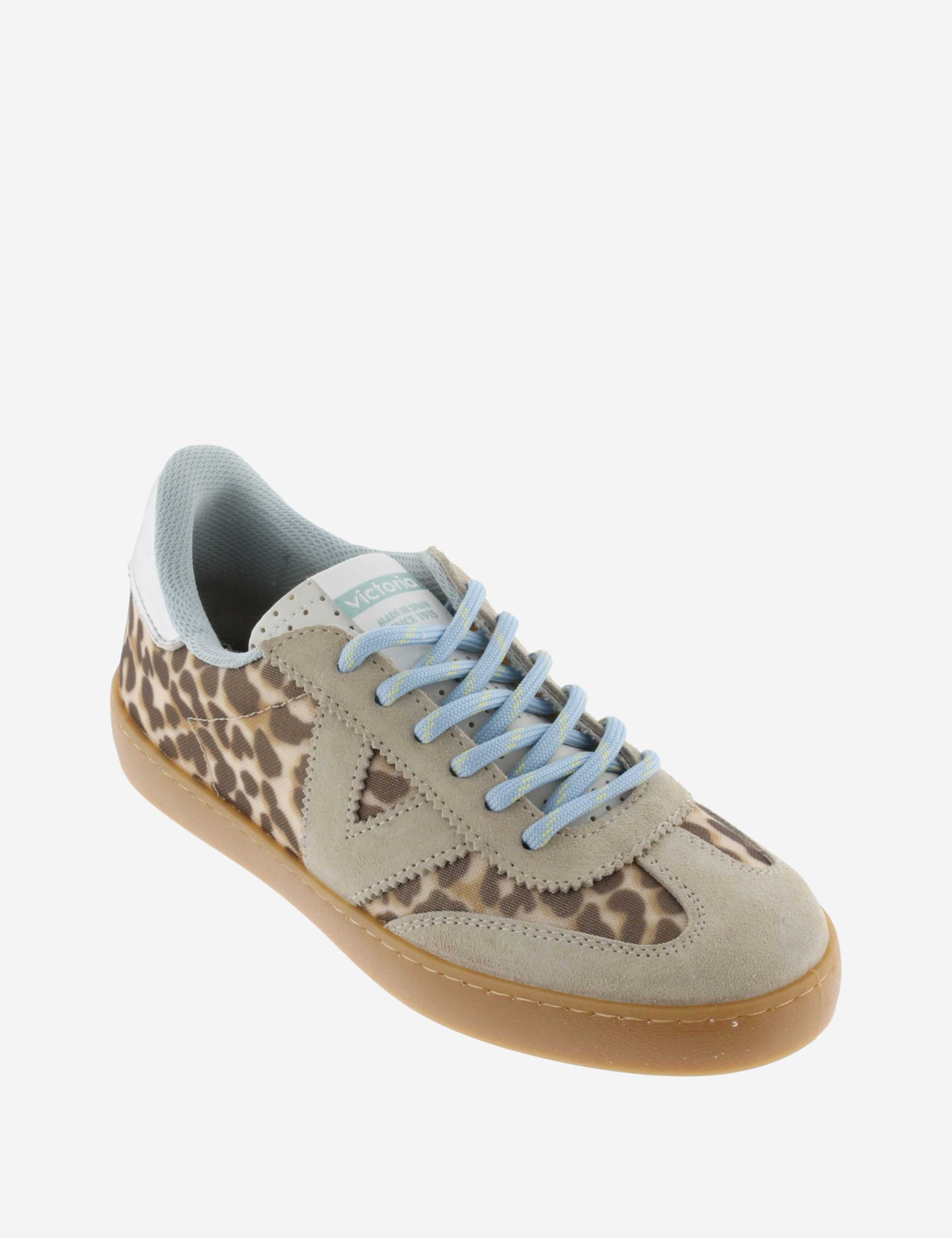 Leopard Print Cup Sole Trainers 3 of 5