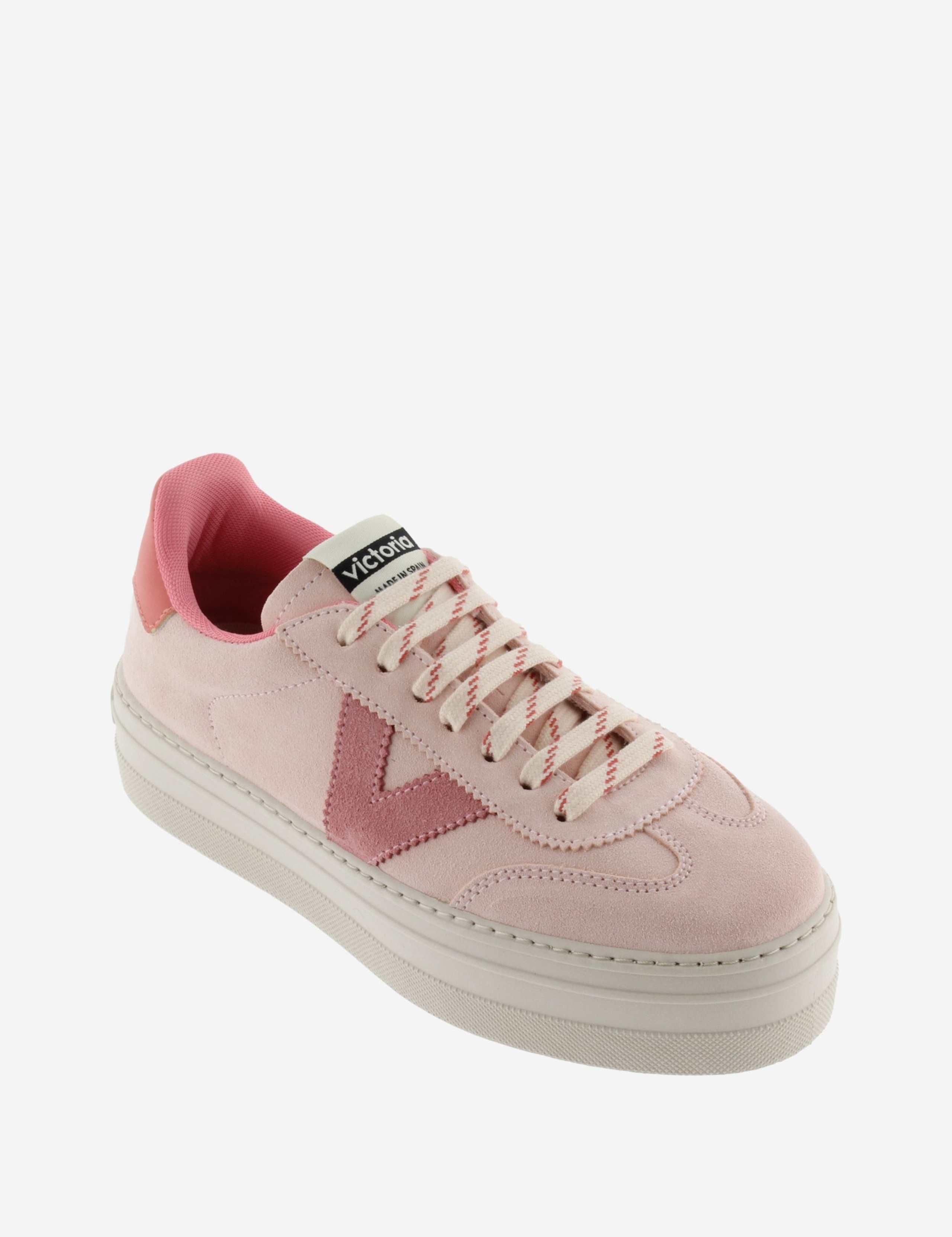 Suede Lace Up Side Detail Platform Trainers 2 of 5