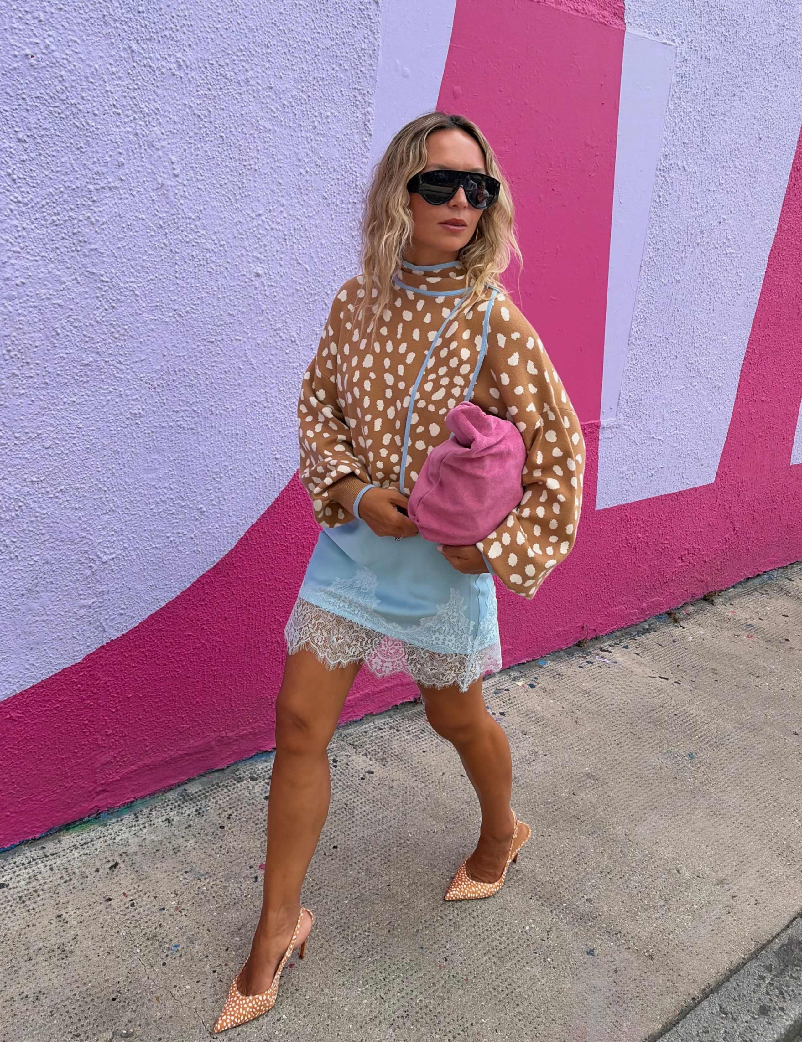 Round Neck Animal Print Jumper 1 of 4