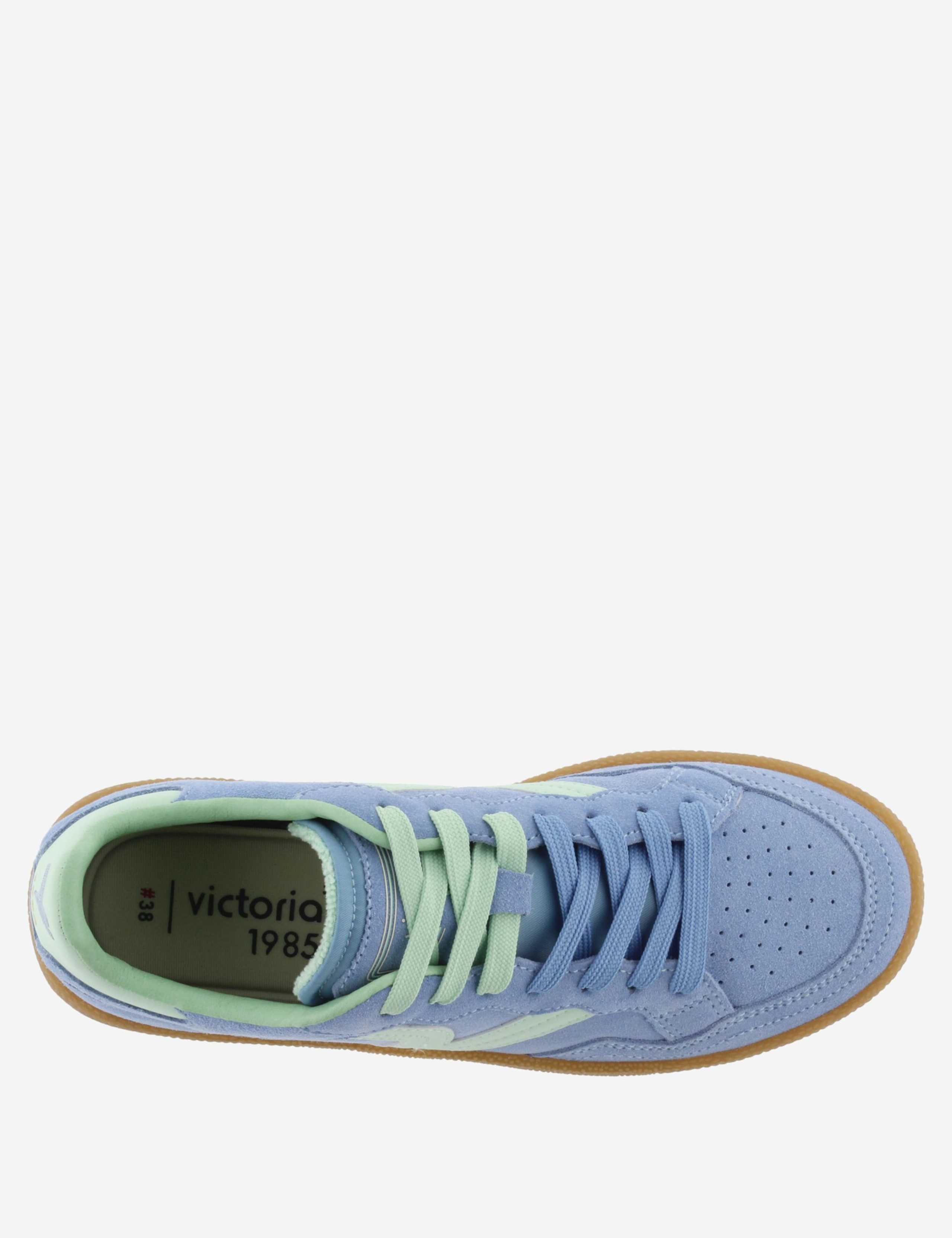 Suede Cup Sole Trainers 2 of 5