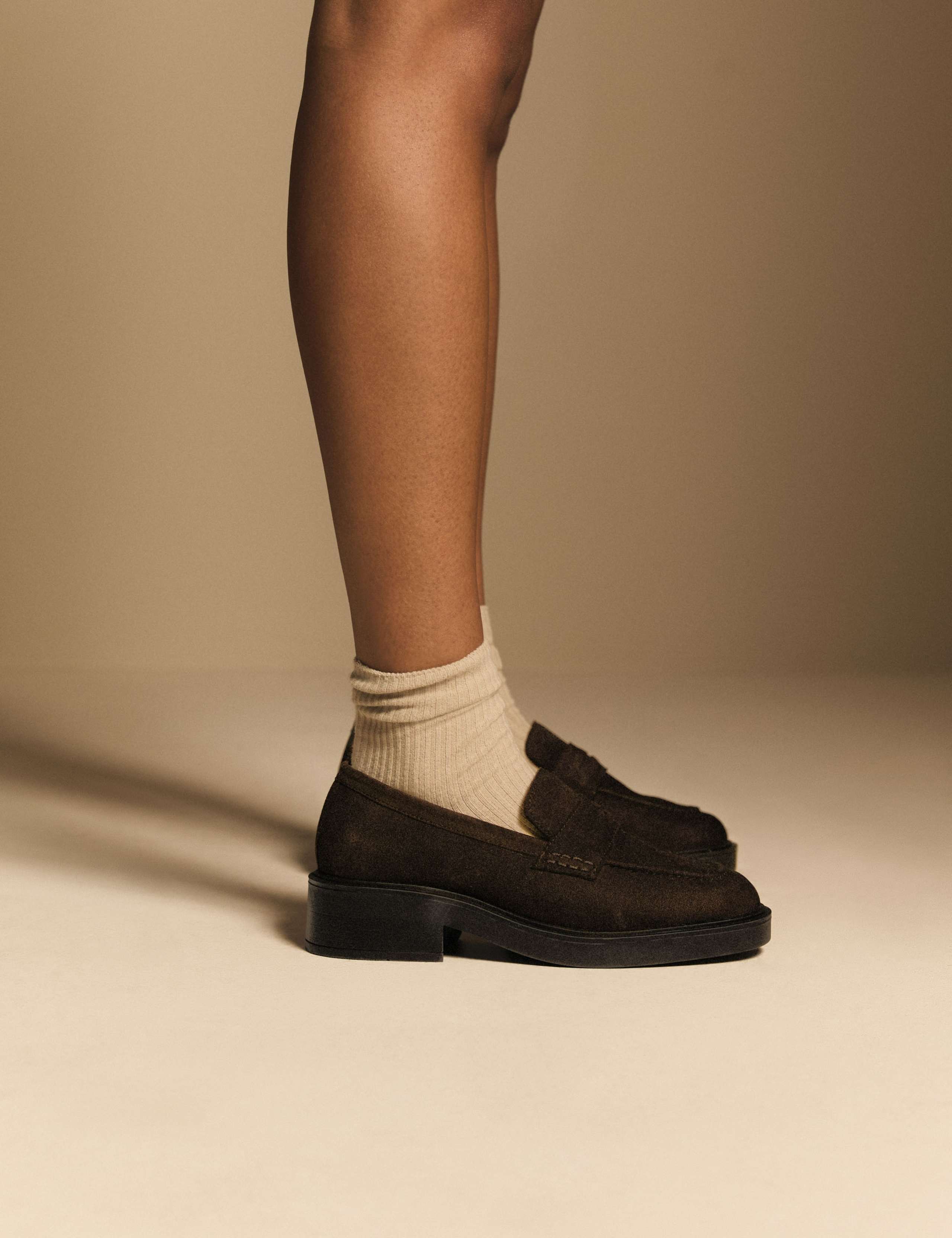Leather Chunky Loafers 1 of 4