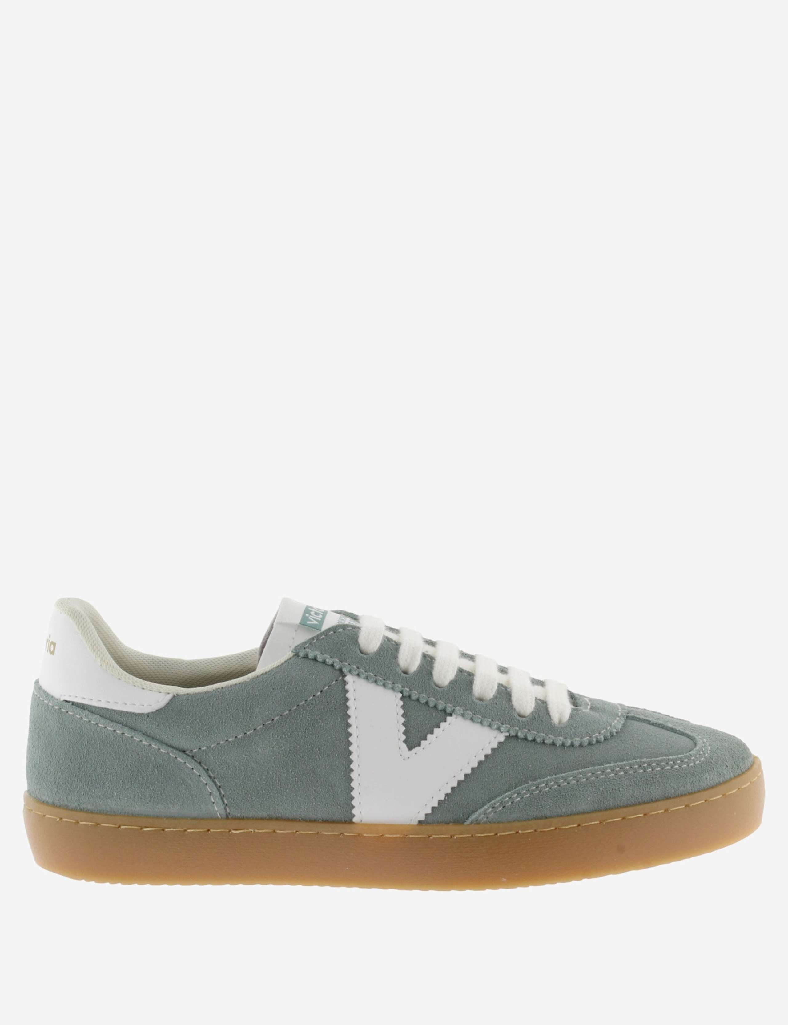 Suede Cup Sole Trainers 1 of 4