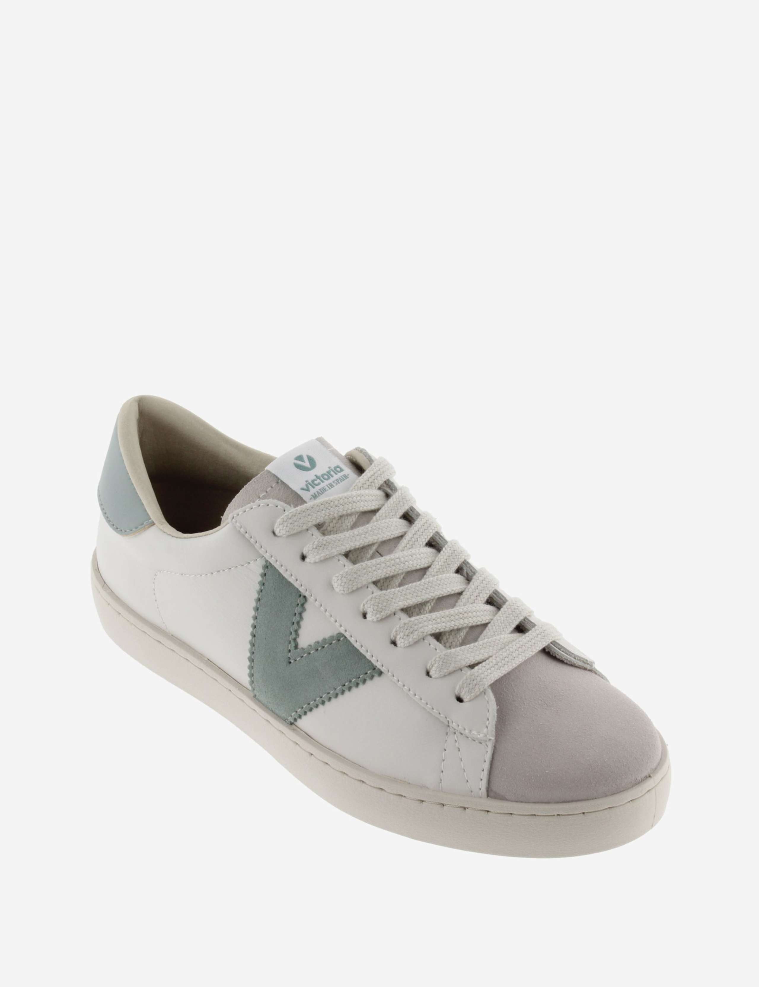 Leather Lace Up Side Detail Trainers 2 of 5