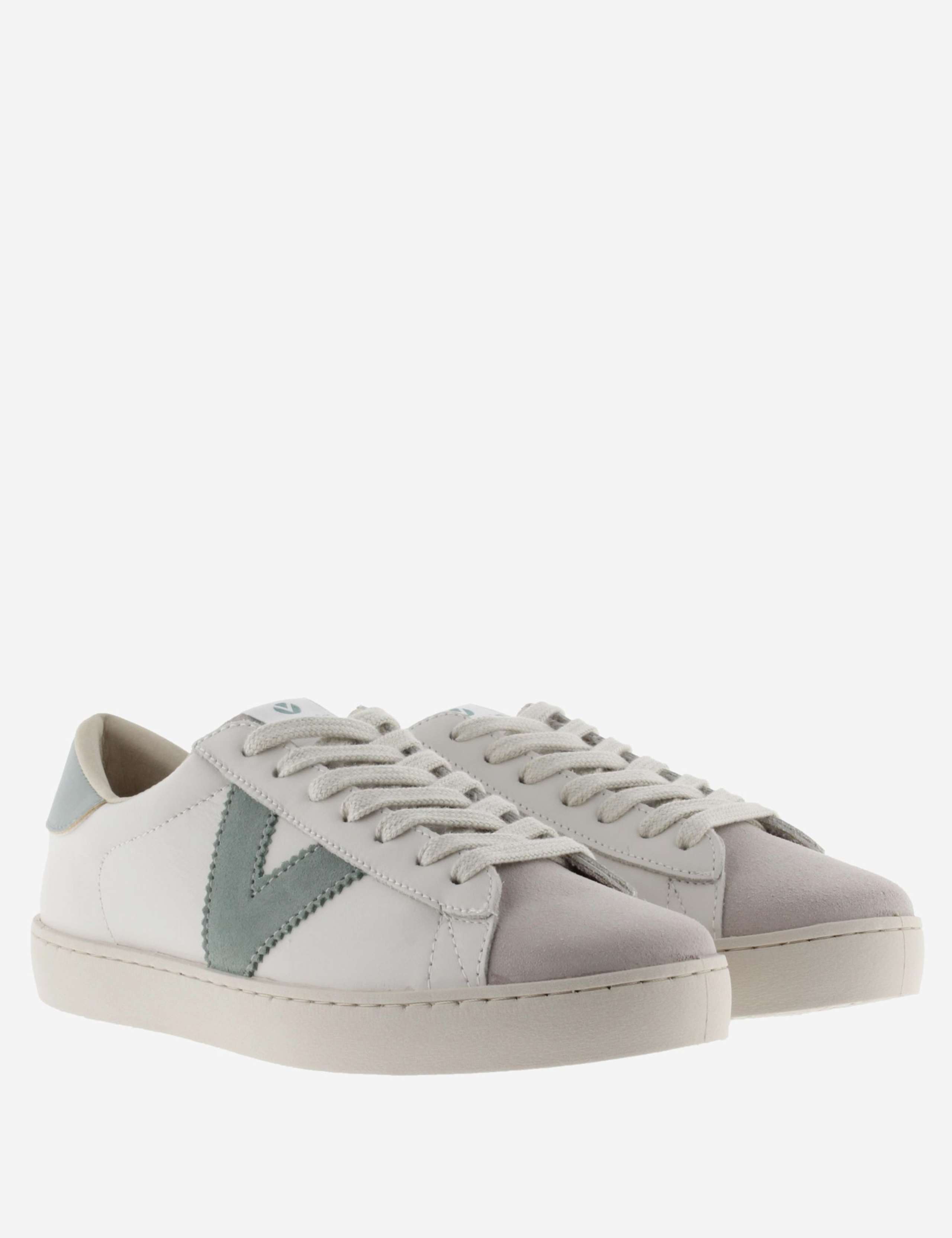 Leather Lace Up Side Detail Trainers 3 of 5