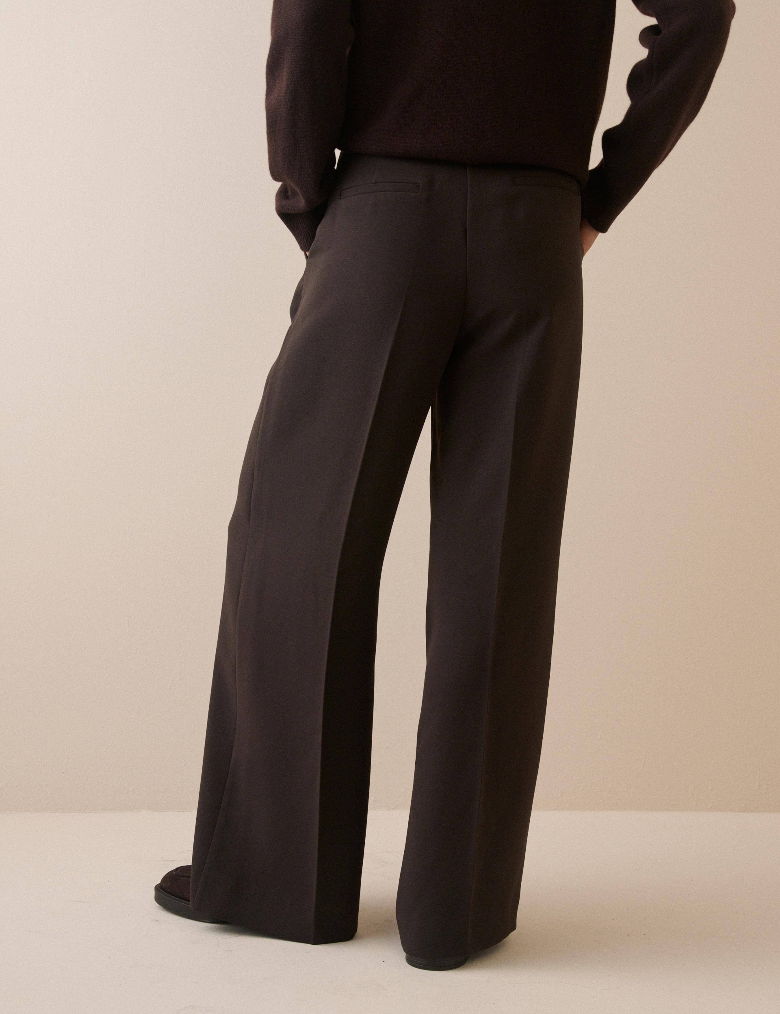 Crepe Wide Leg Trousers 4 of 5
