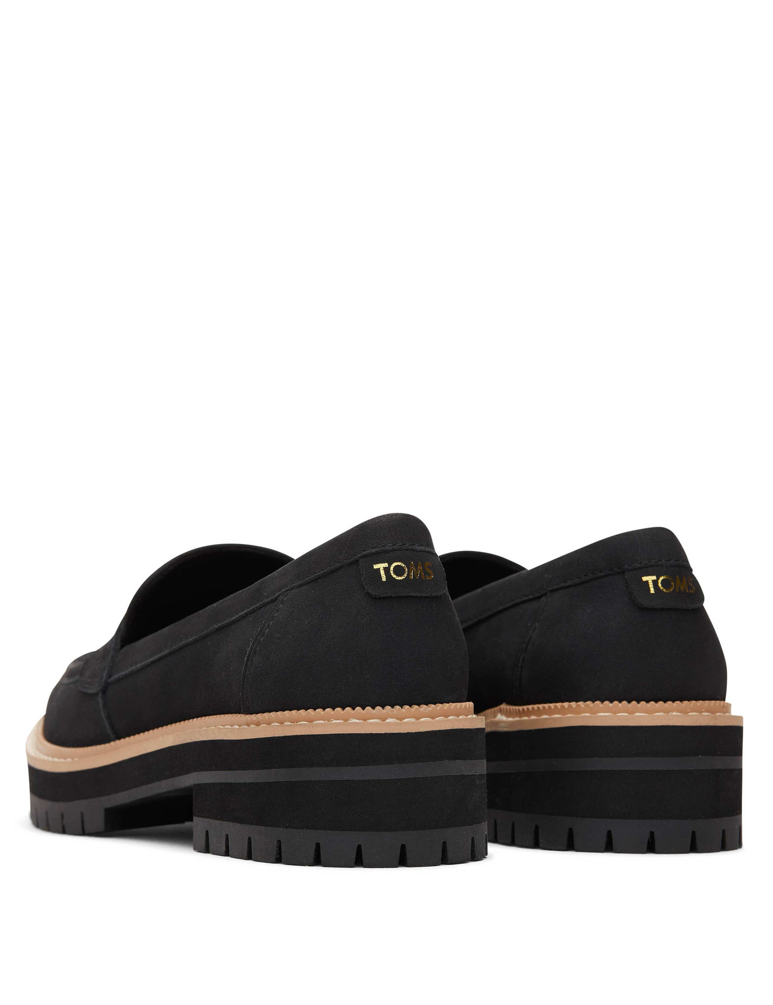 Suede Slip On Chunky Loafers 4 of 5