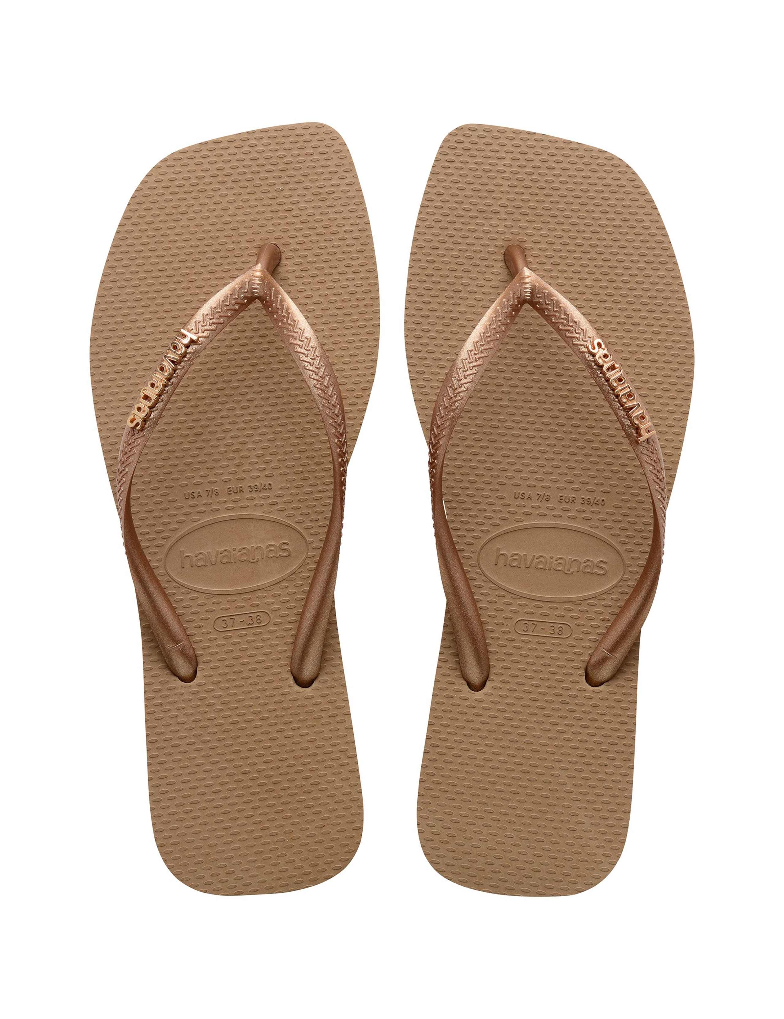 Flat Square Toe Flip Flops 3 of 6