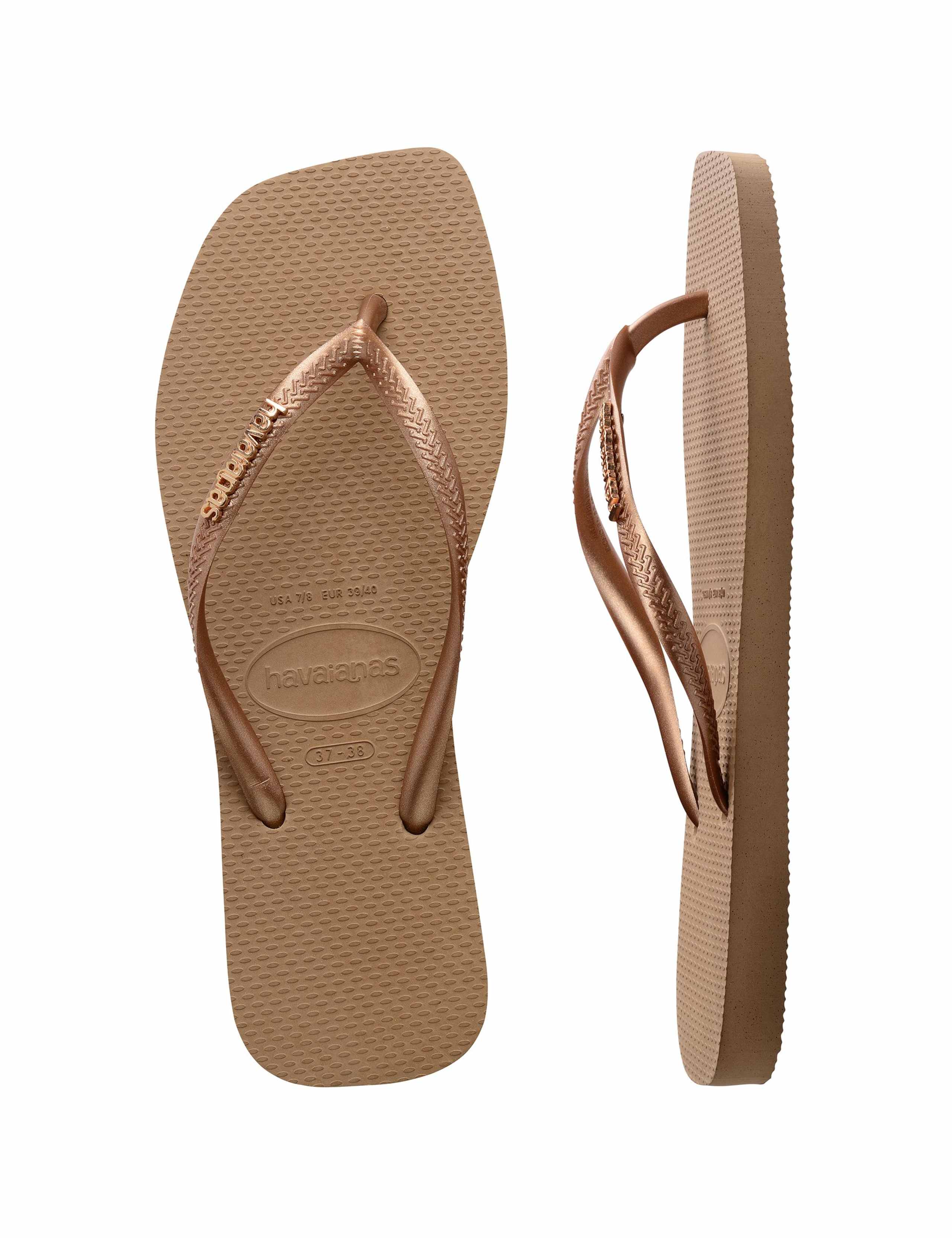 Flat Square Toe Flip Flops 4 of 6