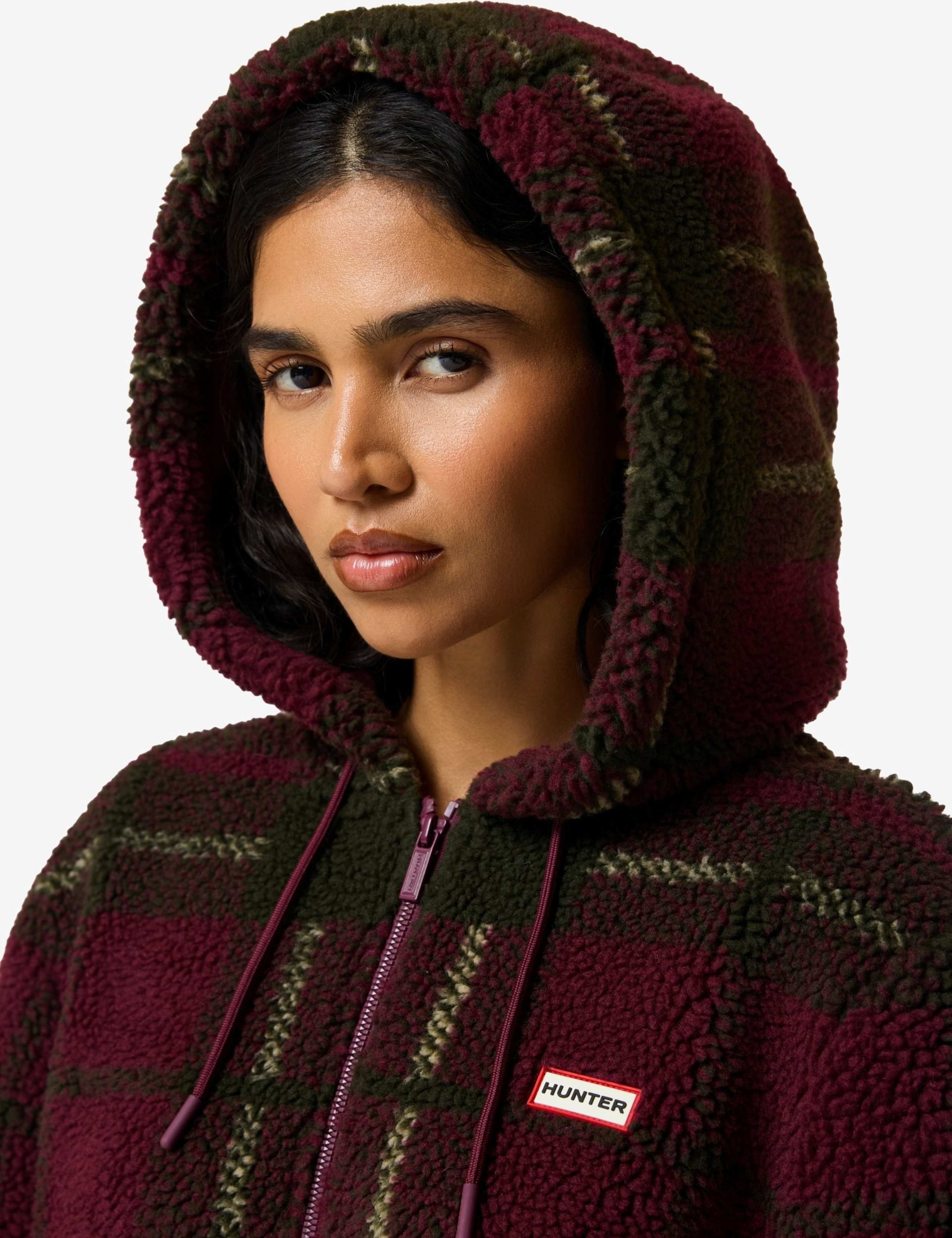 Borg Checked Hooded Jacket 4 of 4