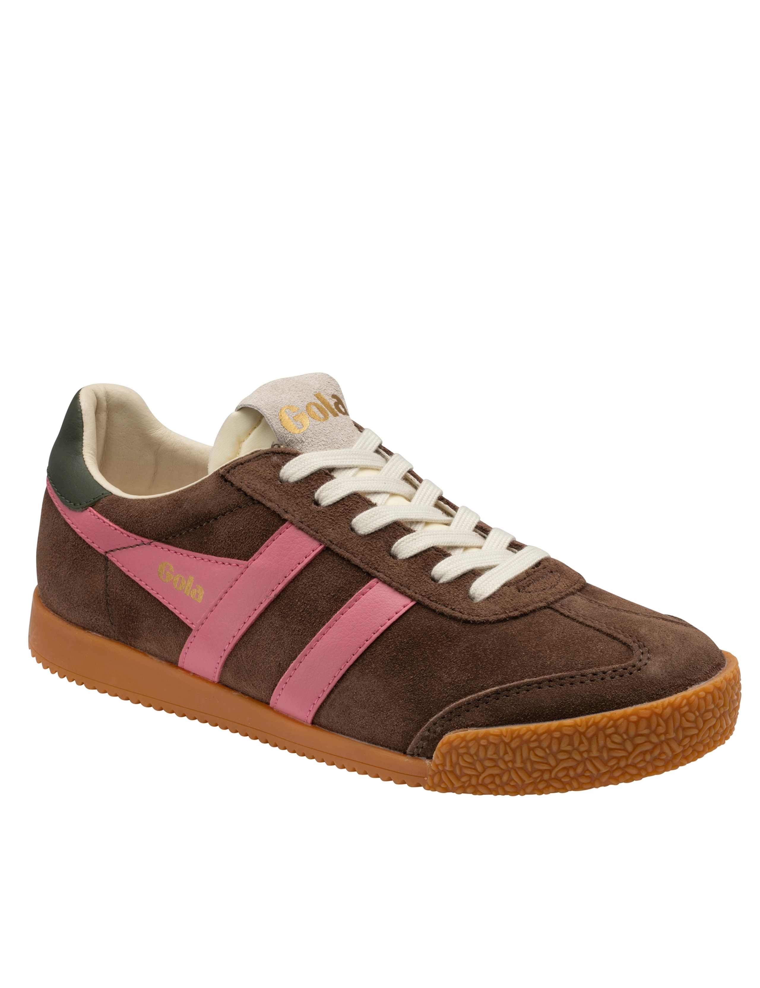Elan Suede Lace Up Trainers 2 of 5