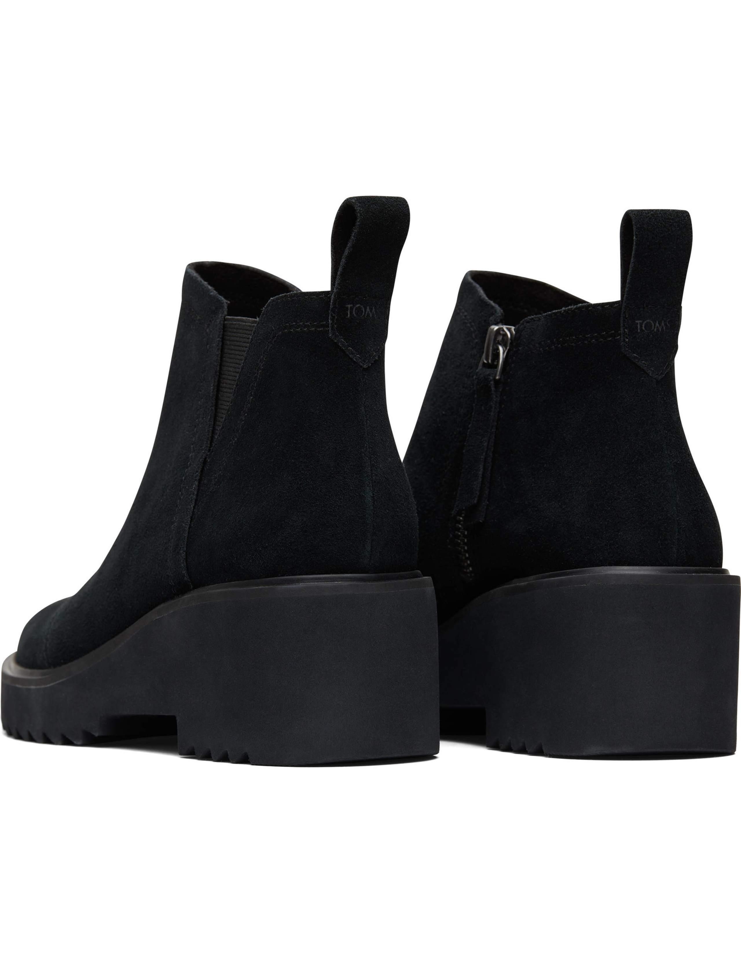 Suede Platform Ankle Boots 4 of 4