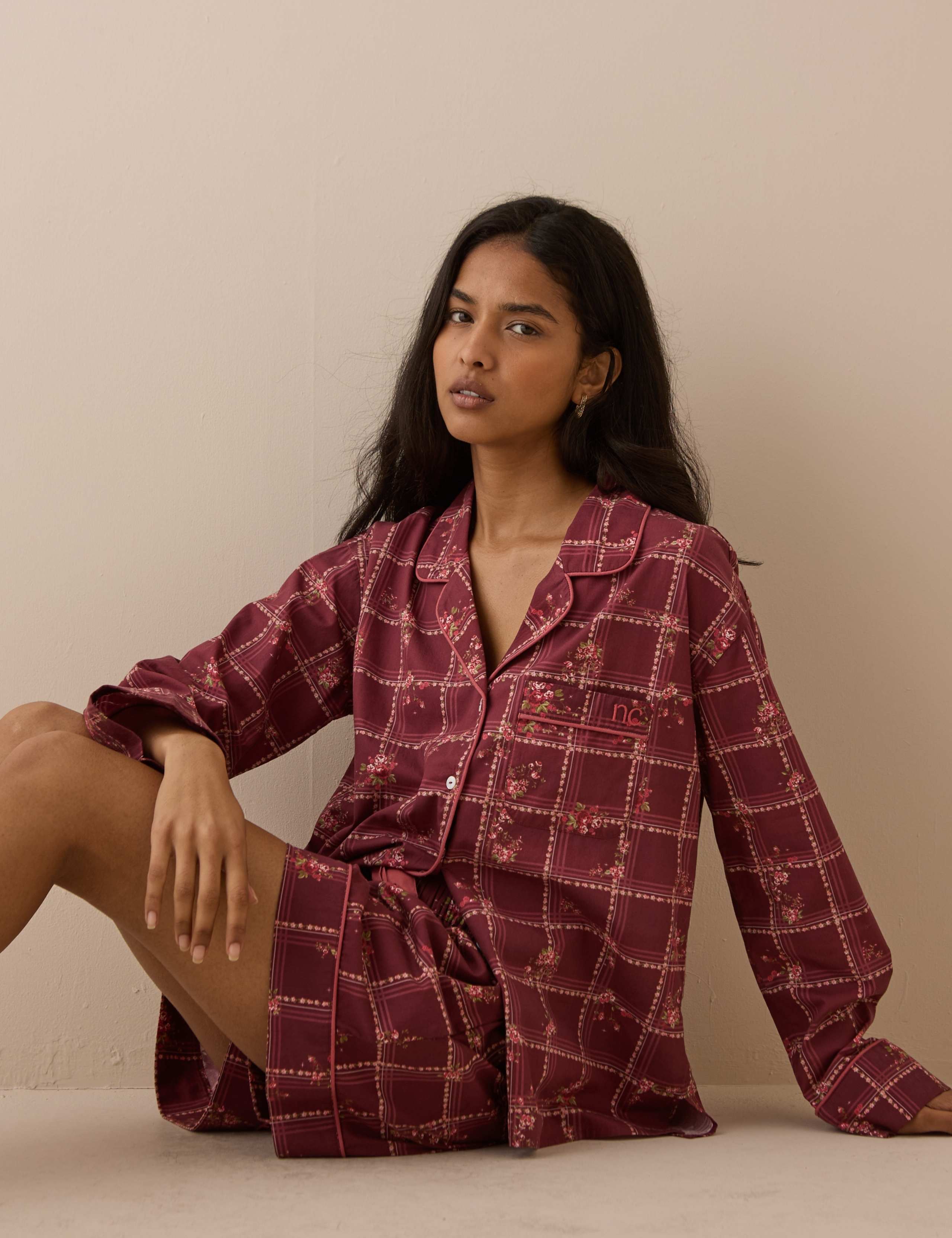 Pure Cotton Printed Pyjama Shorts Set 2 of 6