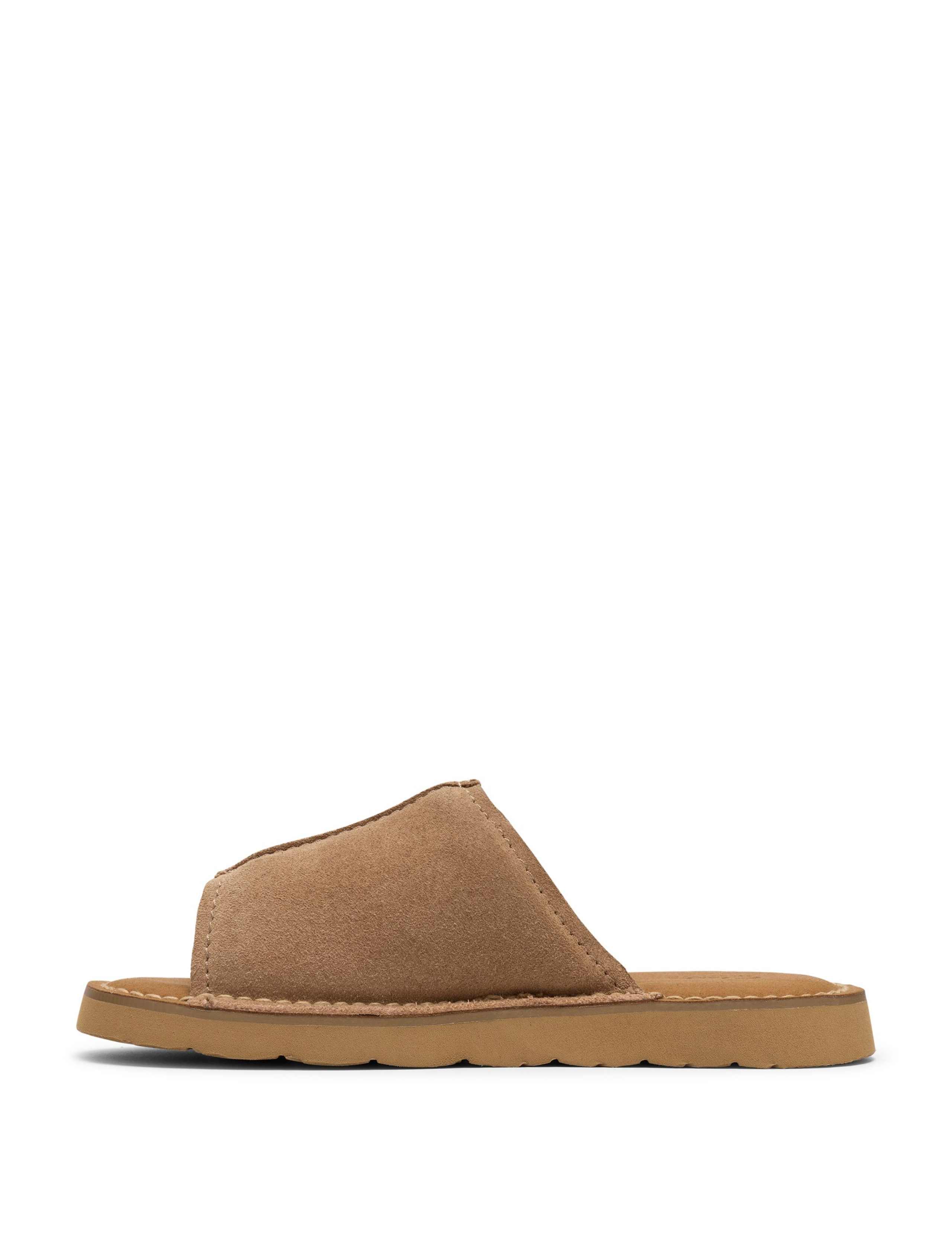 Wide Fit Suede Slip-On Sandals 3 of 6