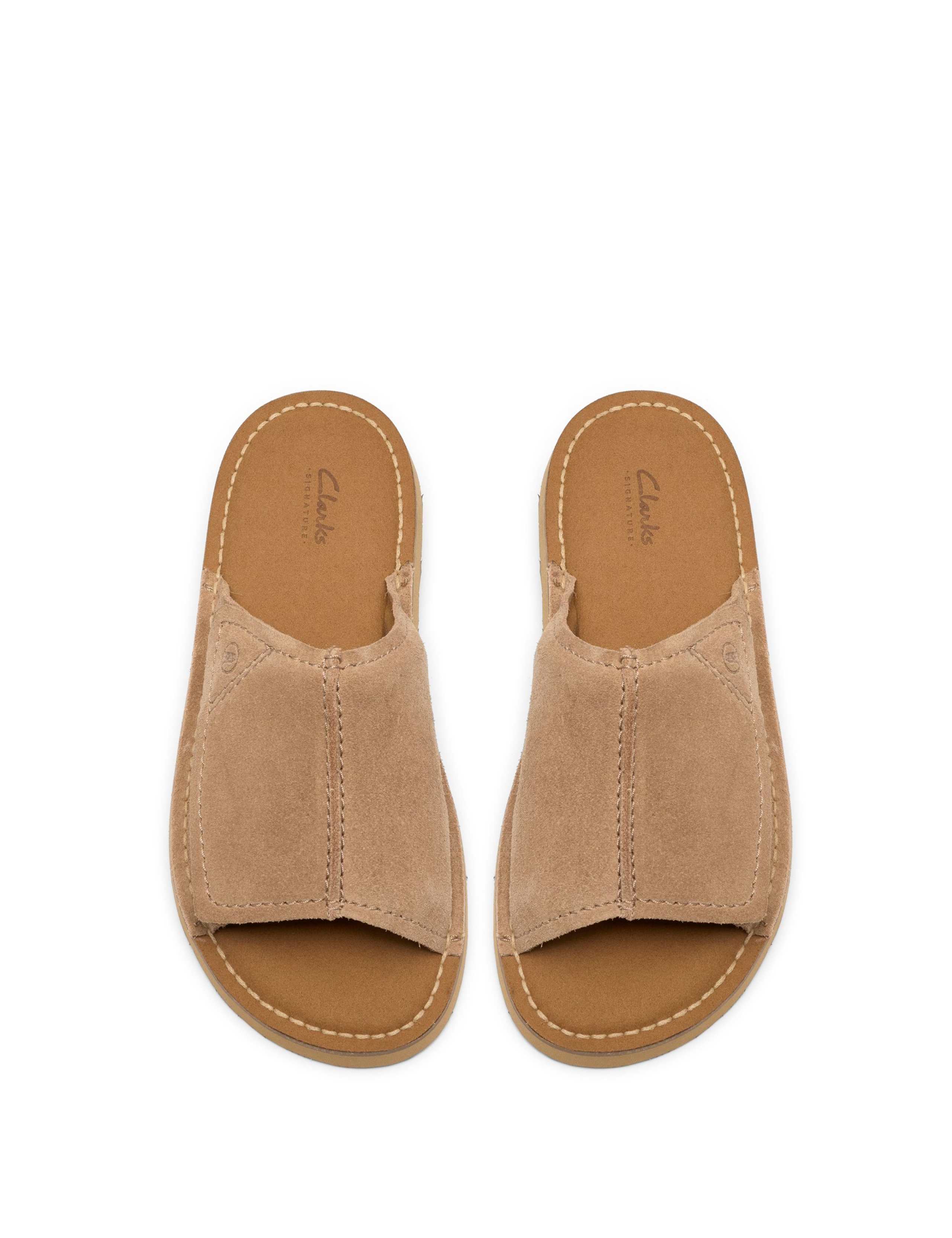 Wide Fit Suede Slip-On Sandals 4 of 6