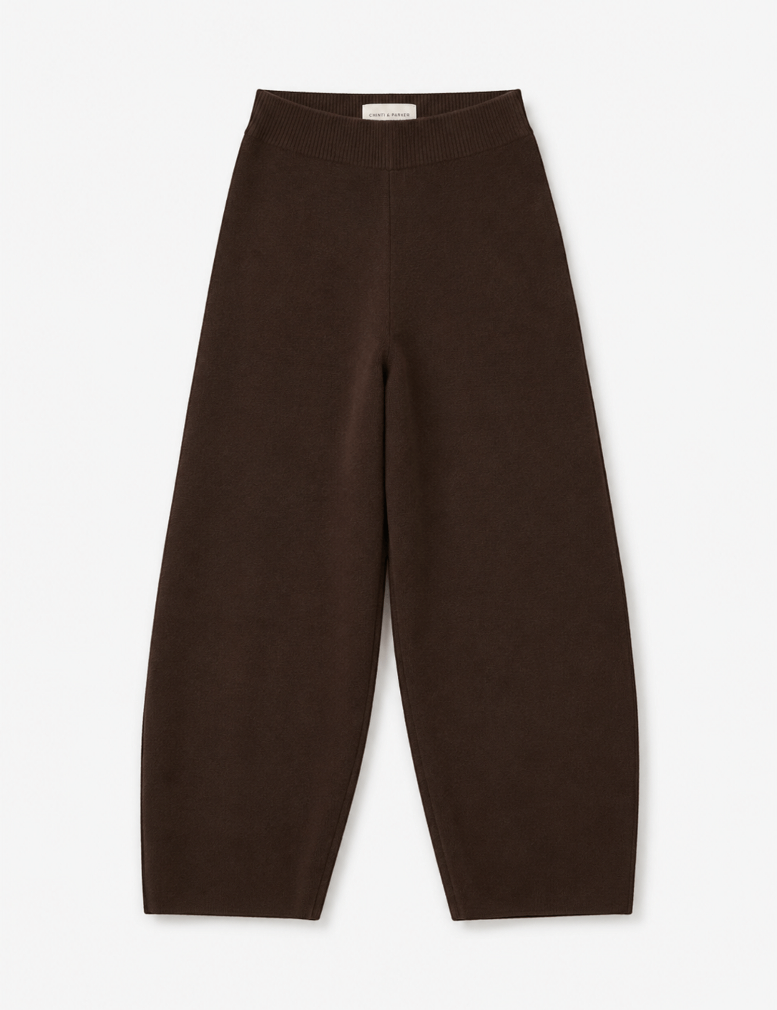 Wool Rich Jacquard Barrel Leg Trousers 2 of 4