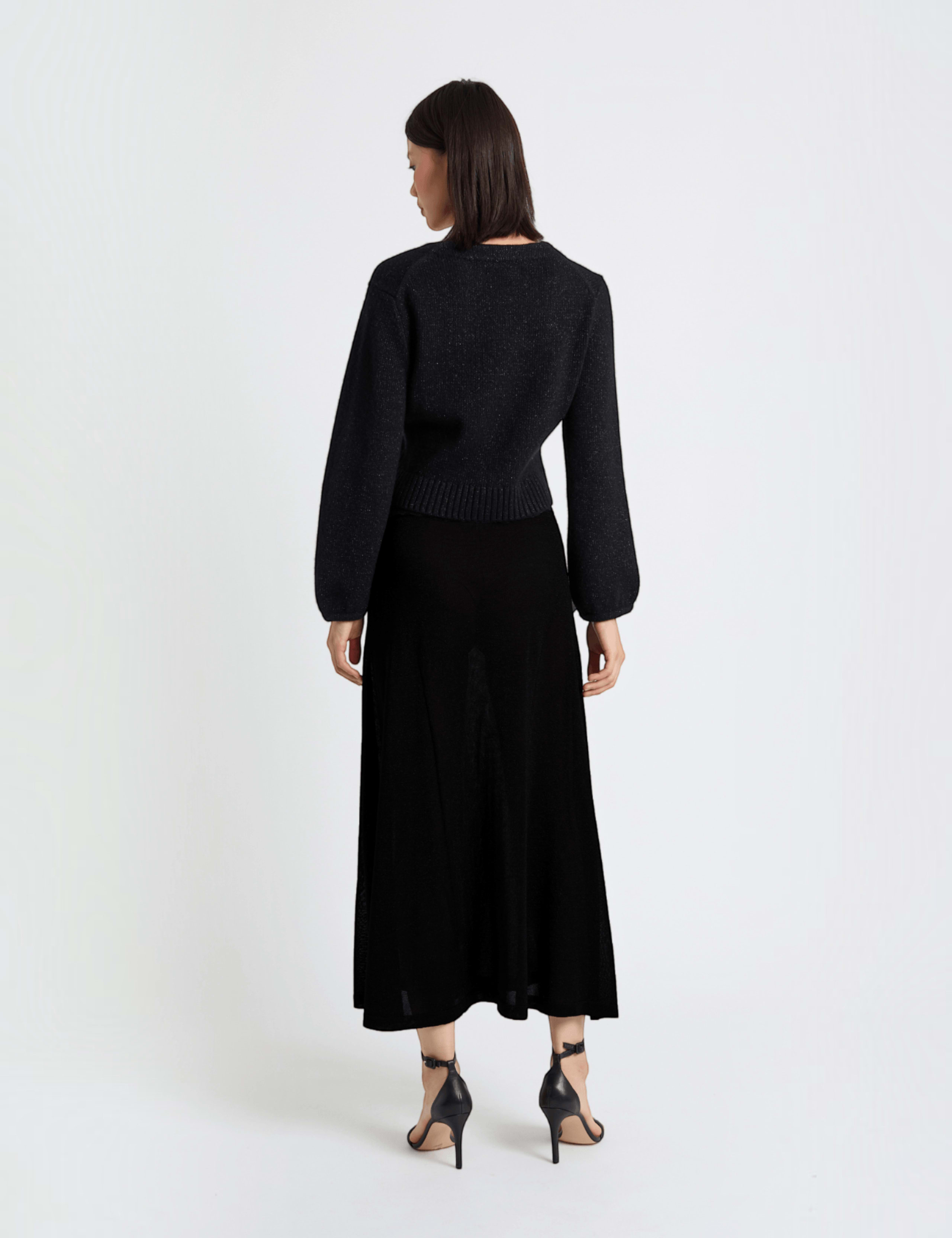 Wool Rich Embellished Cardigan with Cashmere 3 of 3