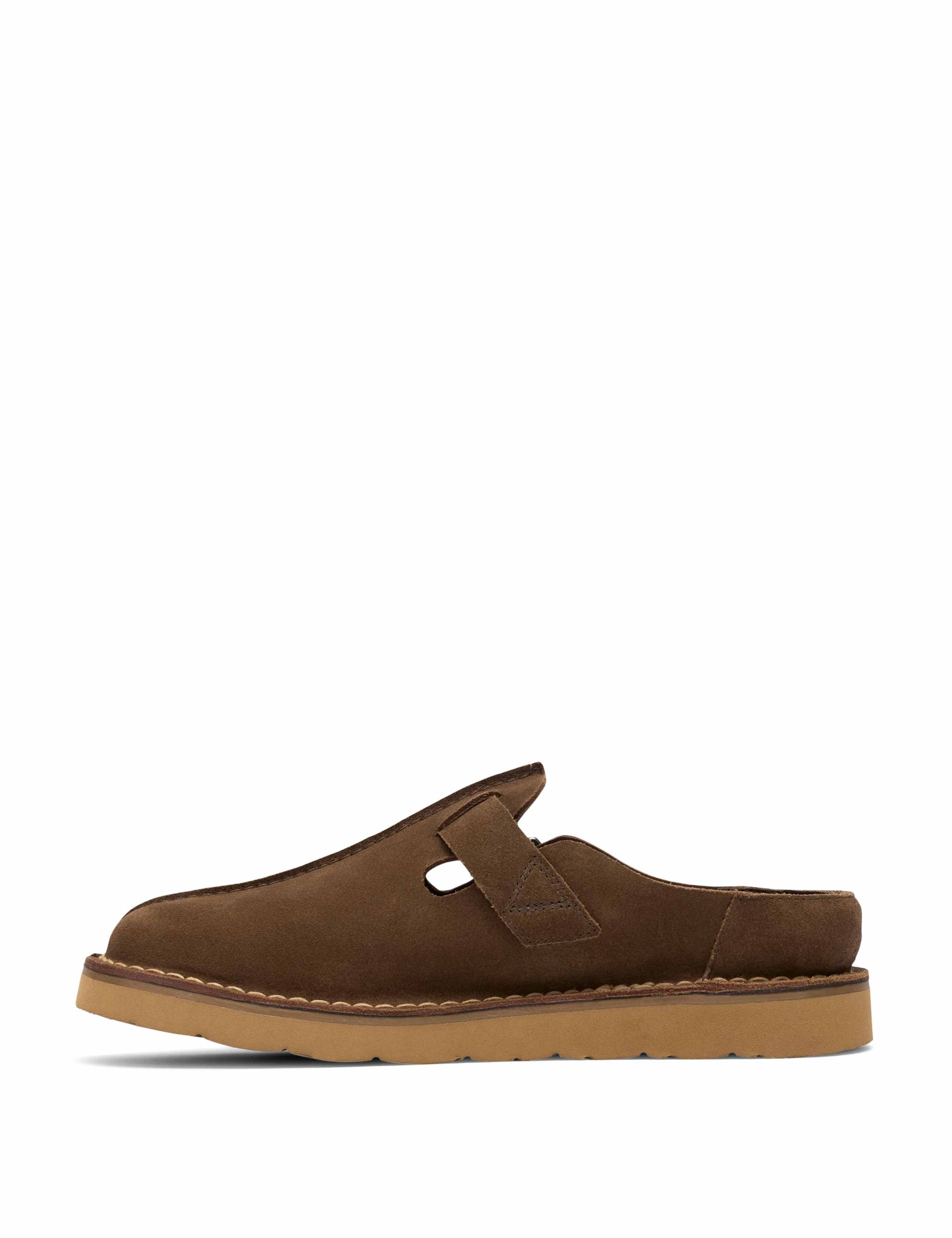 Suede Buckle Mules 3 of 6