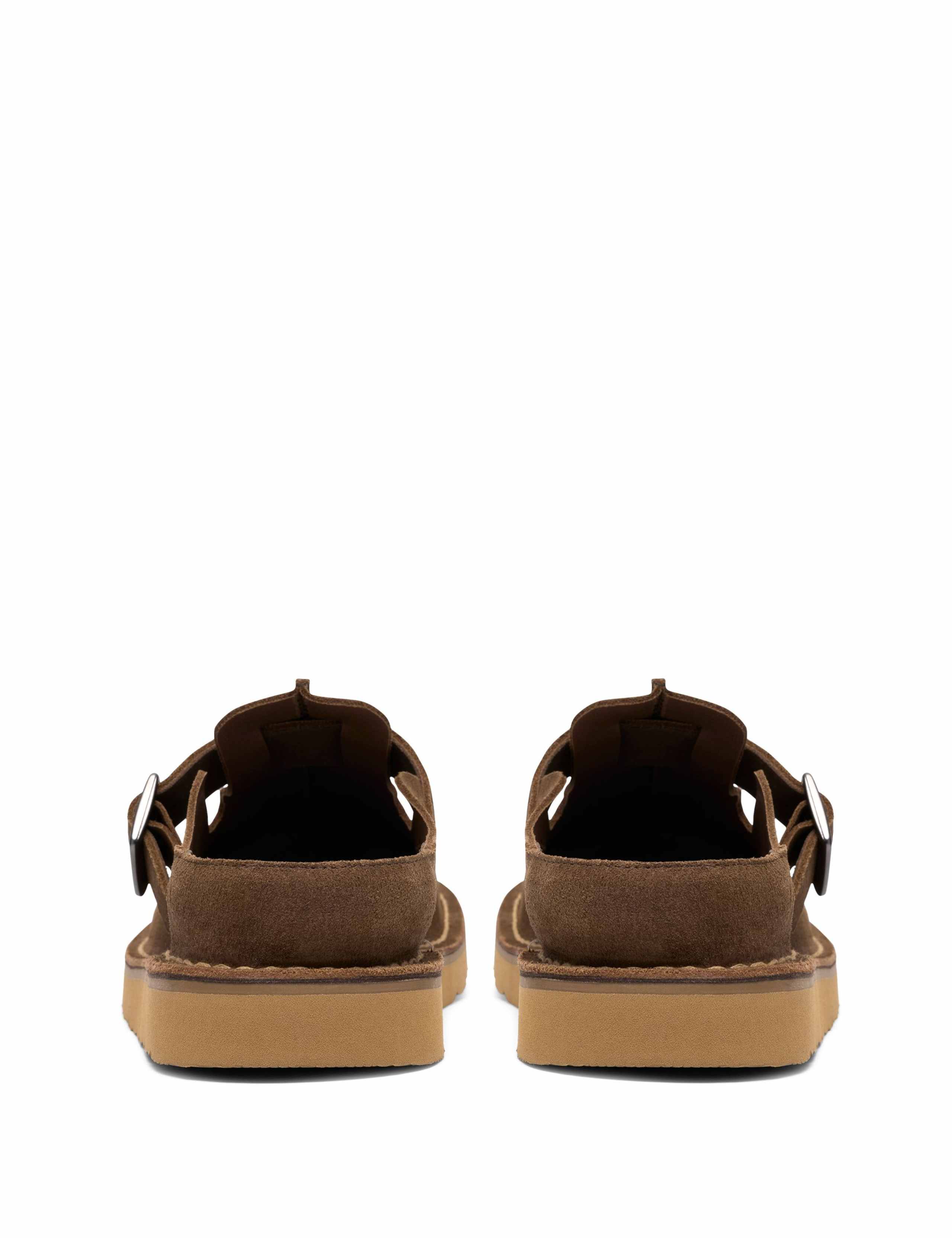 Suede Buckle Mules 5 of 6