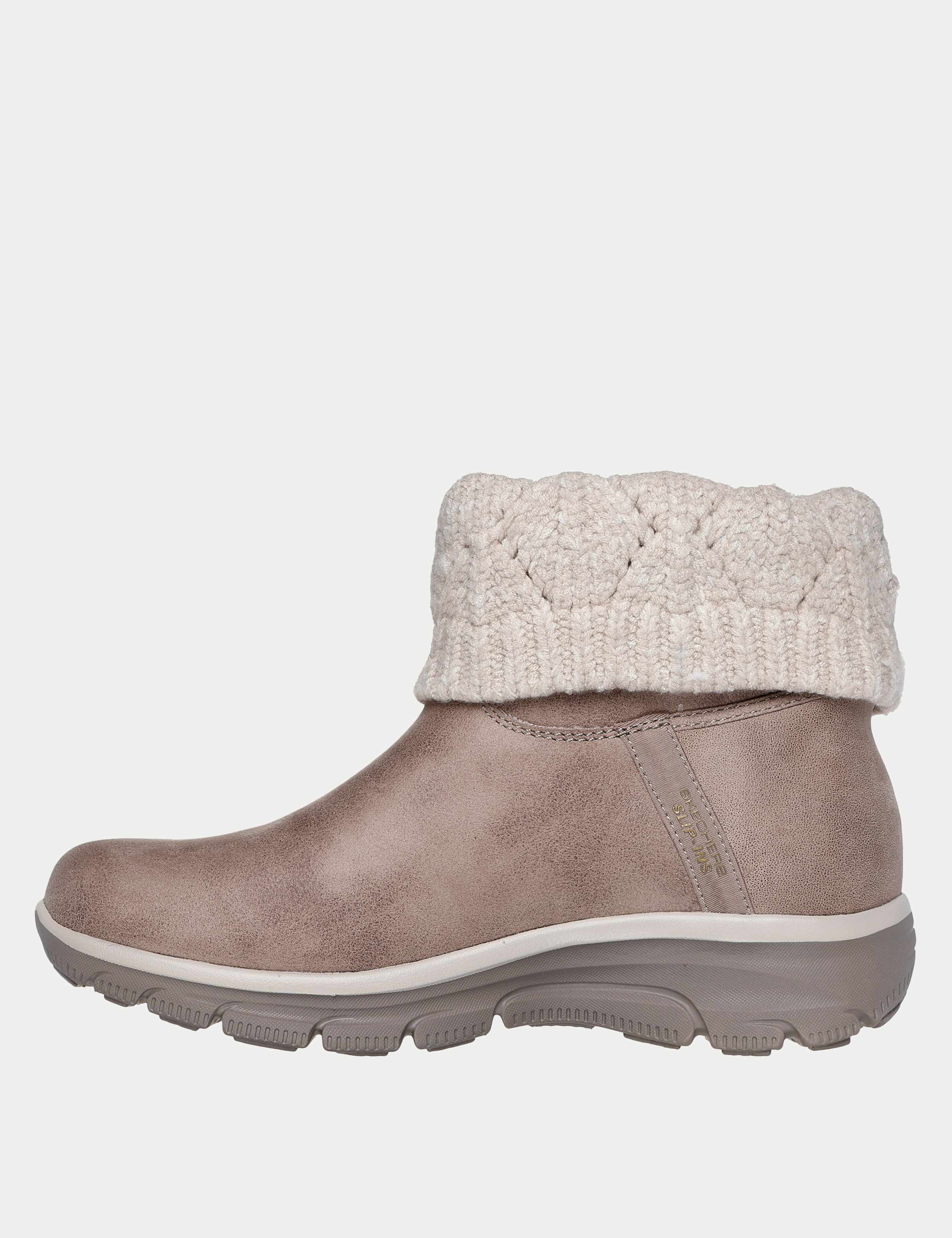 Easy Going Cozy Weather Faux Leather Ankle Boots 4 of 5