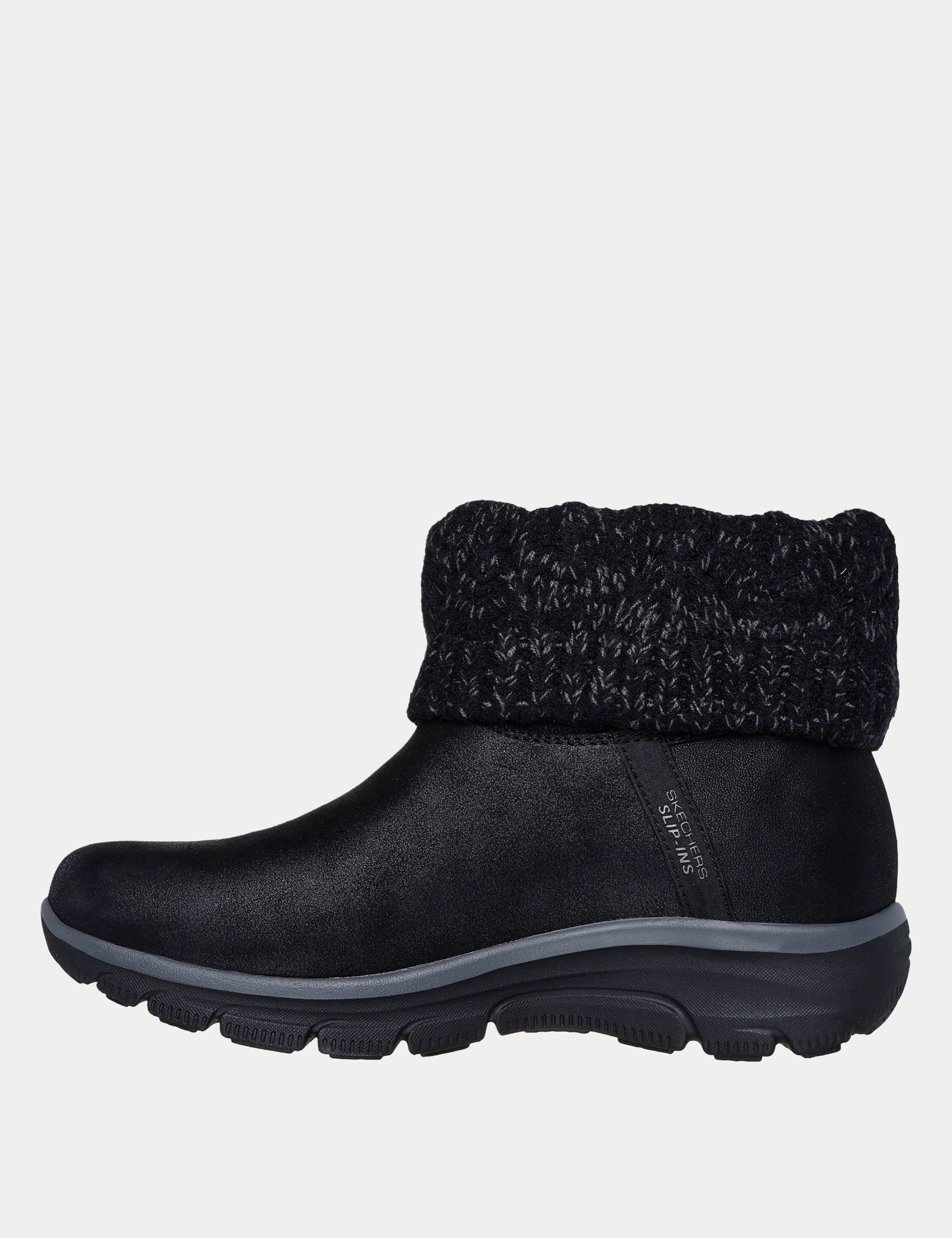 Easy Going Cozy Weather Faux Leather Ankle Boots 4 of 5