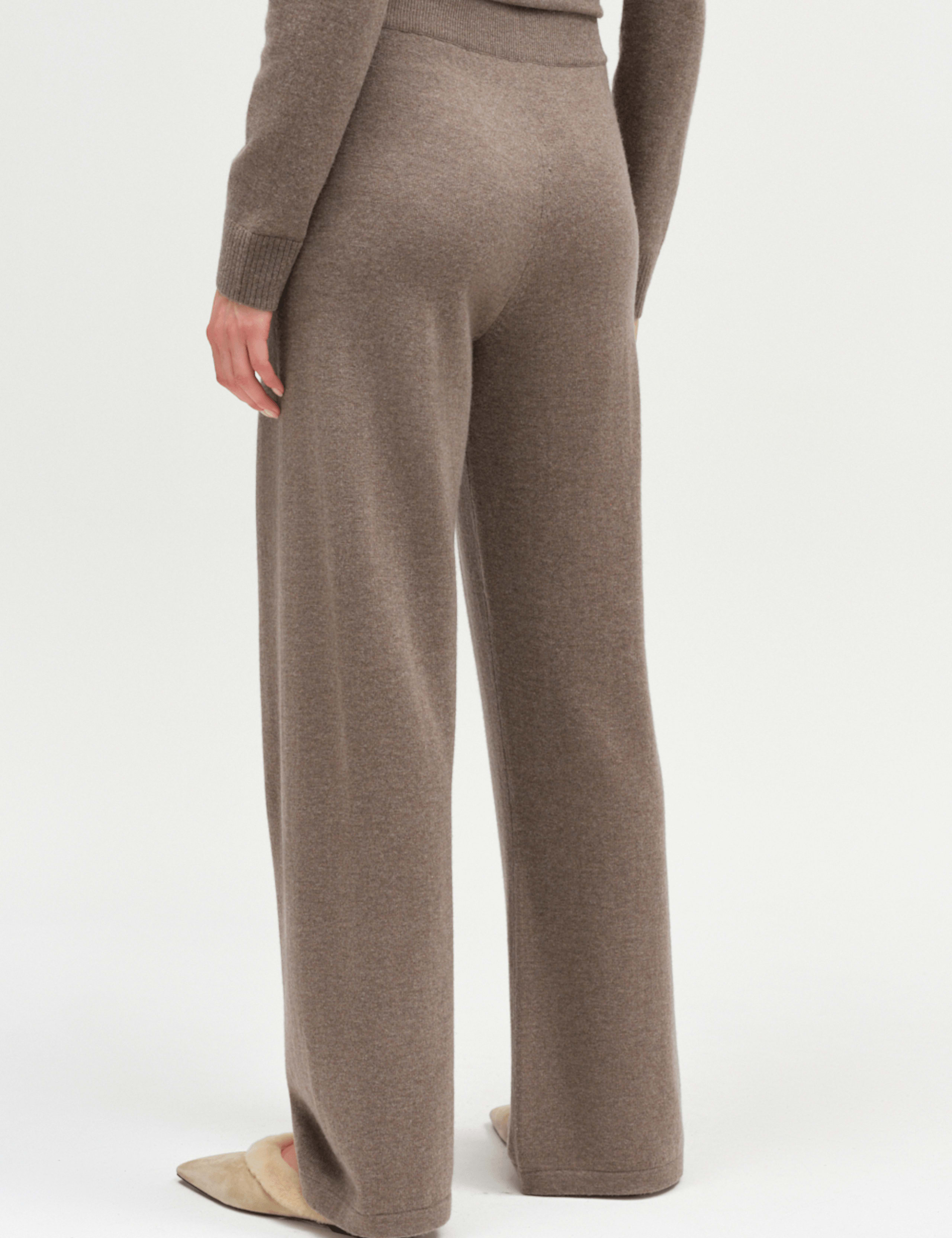 Wool Cashmere Wide Leg Joggers 3 of 3