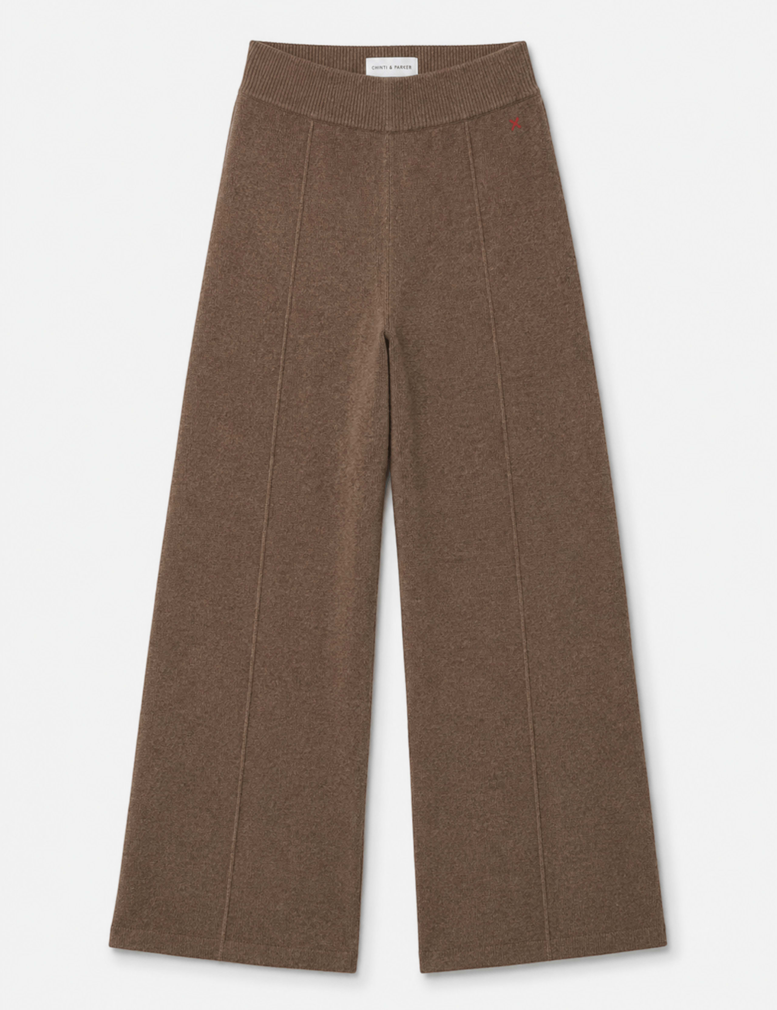 Wool Cashmere Wide Leg Joggers 2 of 3