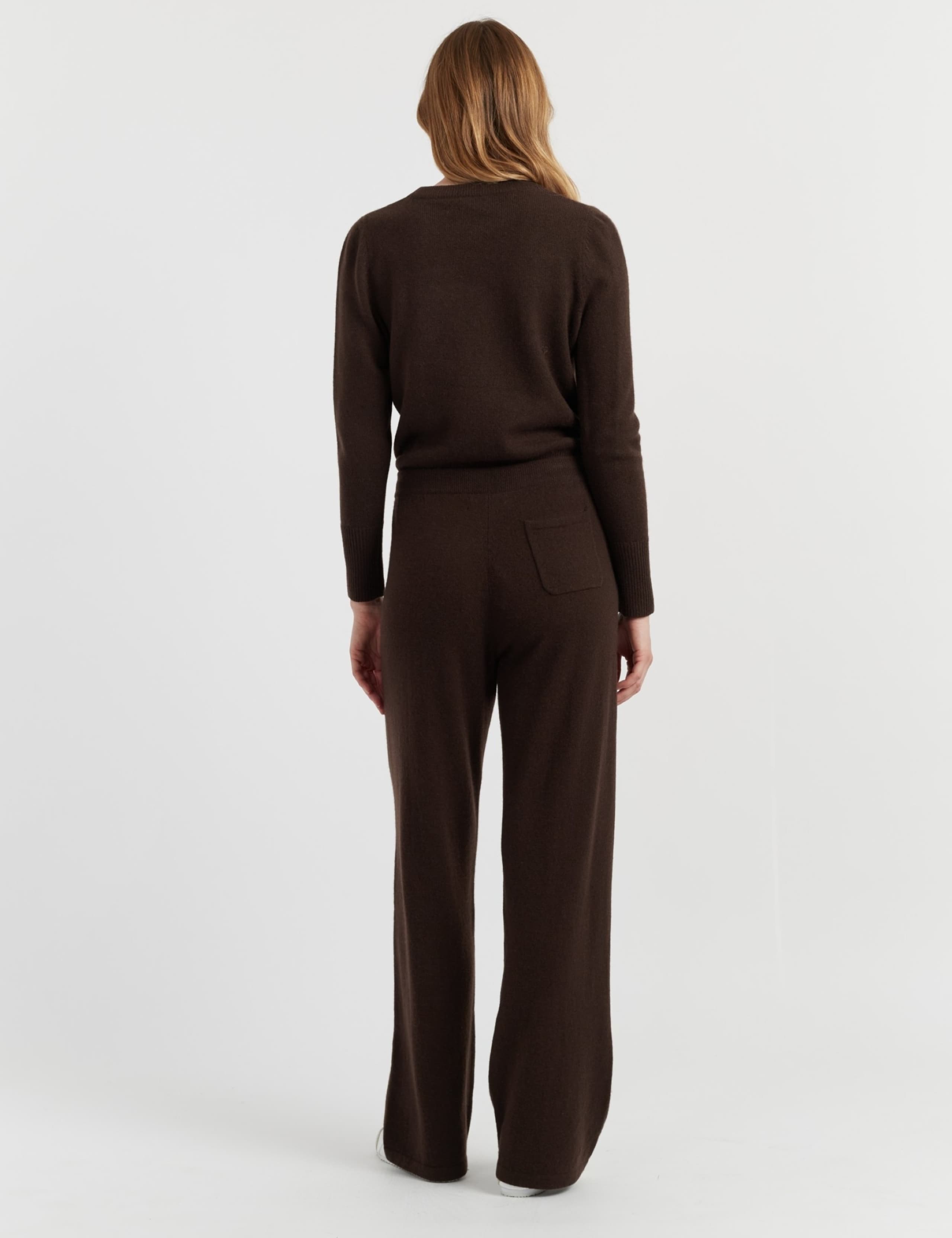 Wool Rich Wide Leg Joggers 4 of 4