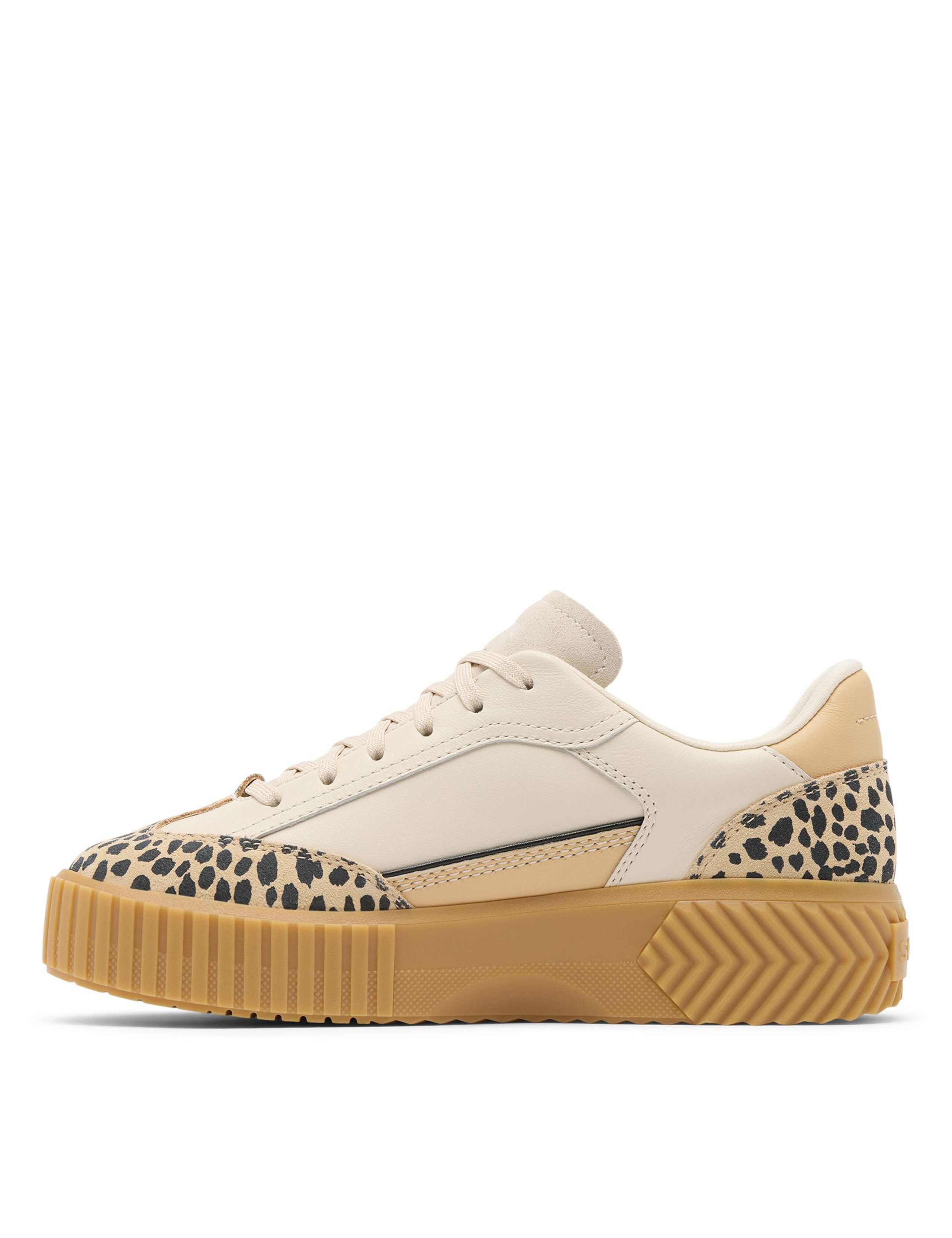 Ona Ave™ T-Toe Leather Animal Print Trainers 5 of 8
