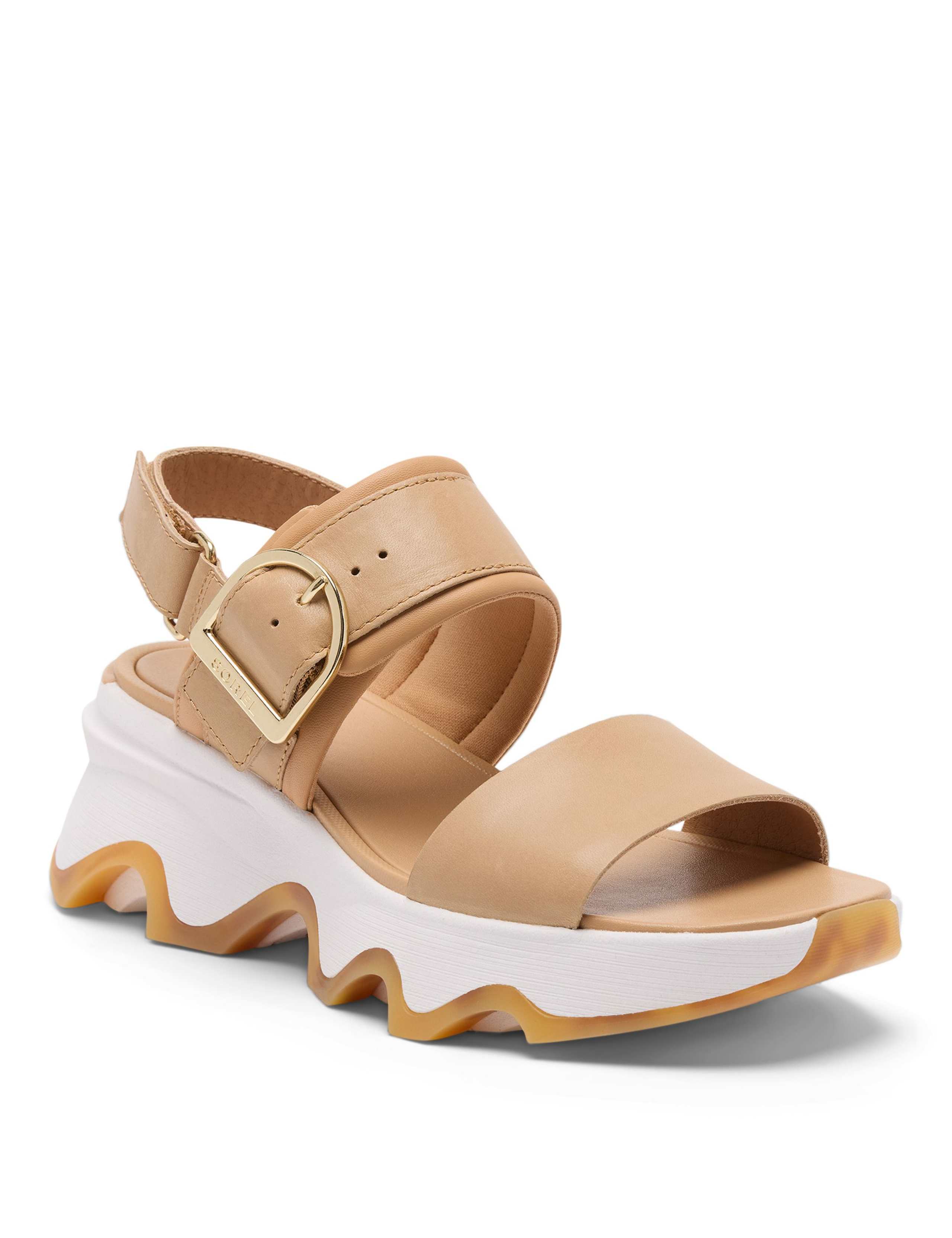 Kinetic™ Impact Leather Wedge Sandals 2 of 9