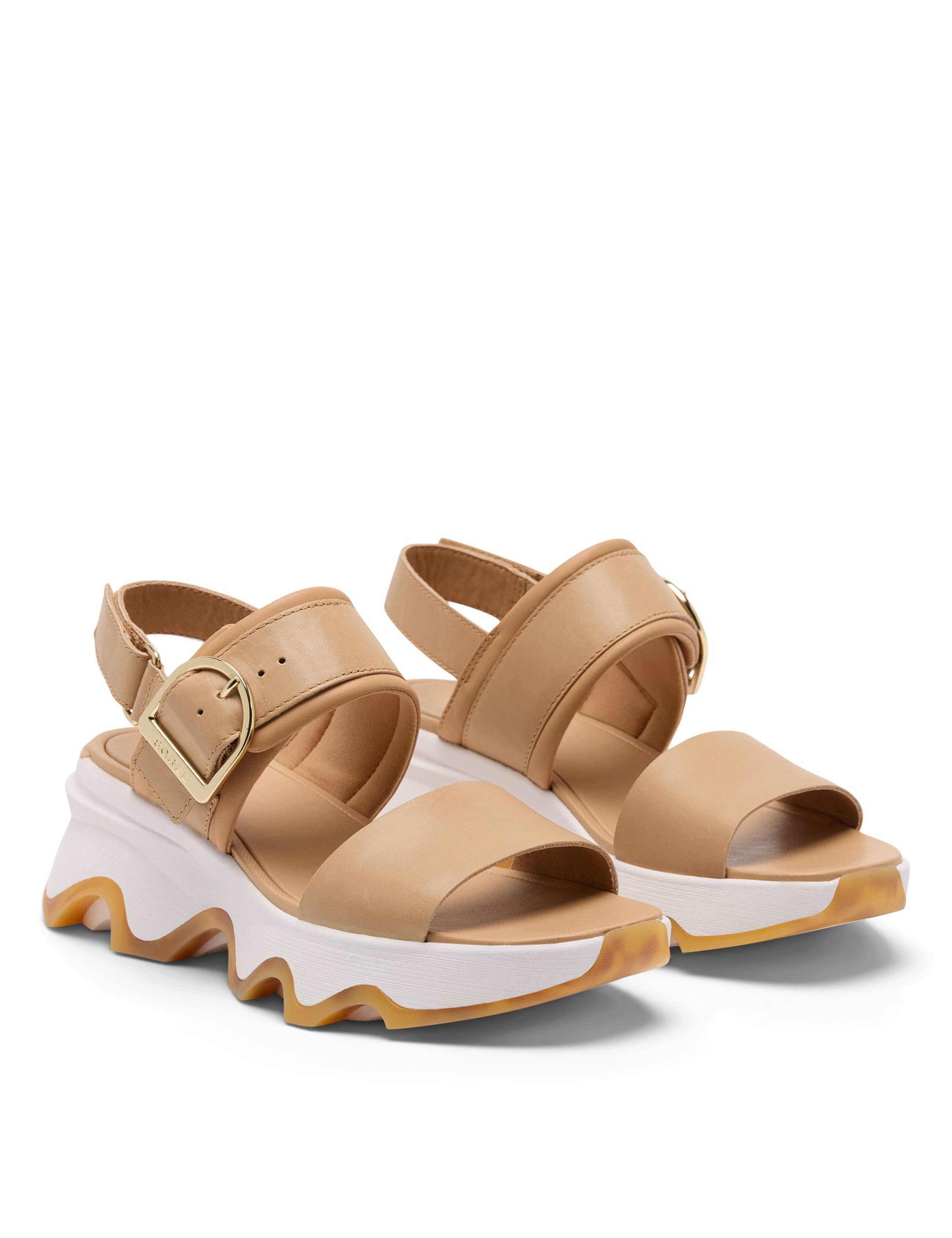 Kinetic™ Impact Leather Wedge Sandals 3 of 9