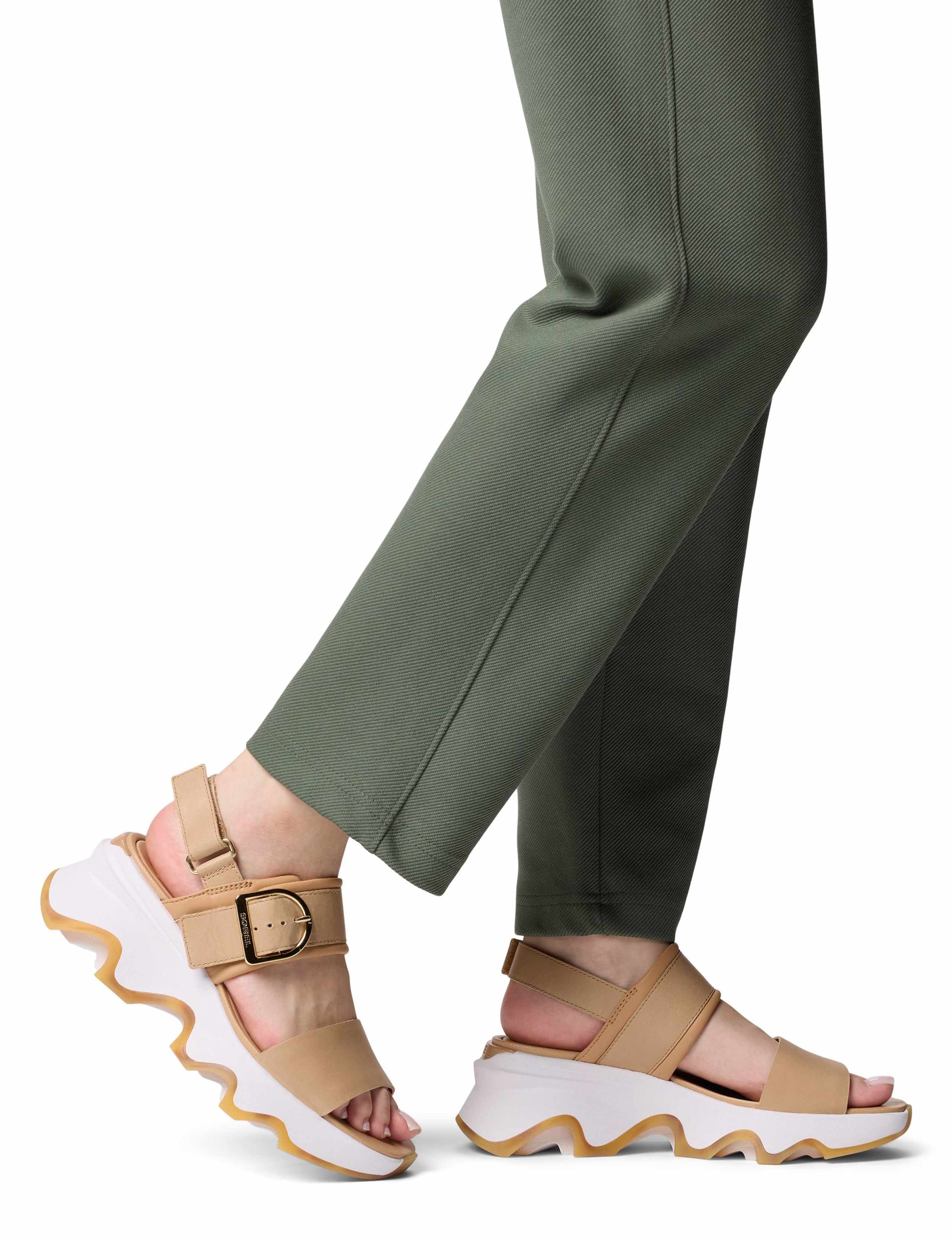 Kinetic™ Impact Leather Wedge Sandals 4 of 9