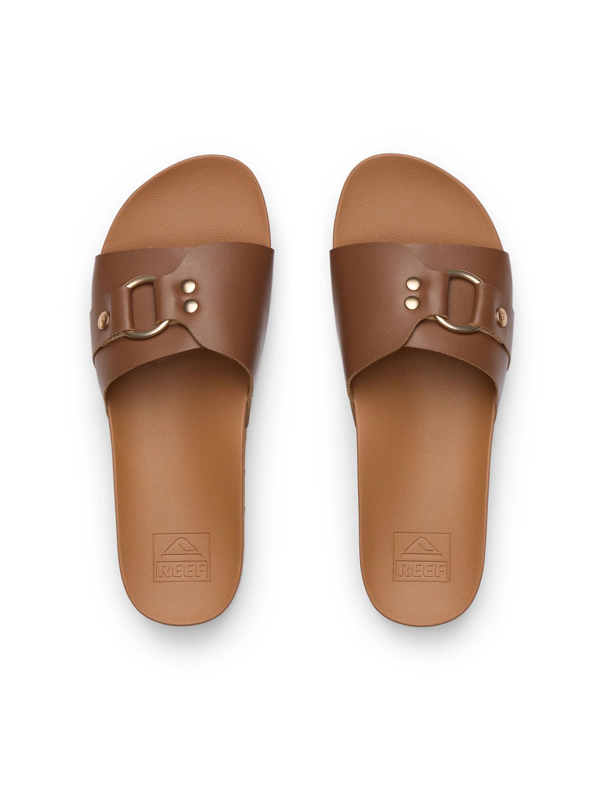 Vista Sadie Buckle Flatform Sliders 2 of 5