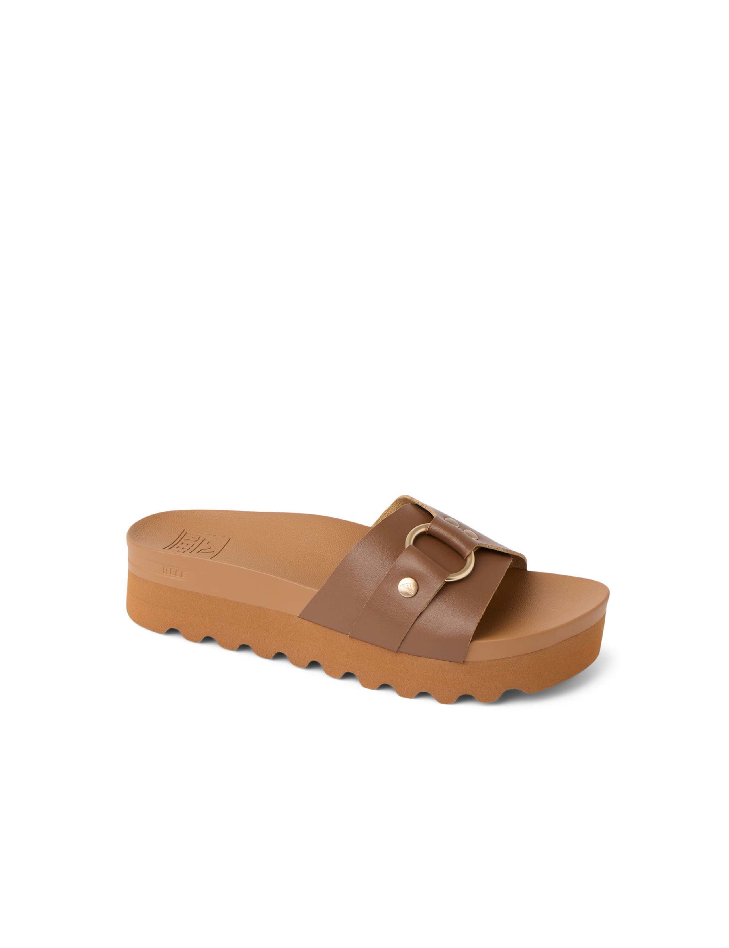 Vista Sadie Buckle Flatform Sliders 3 of 5