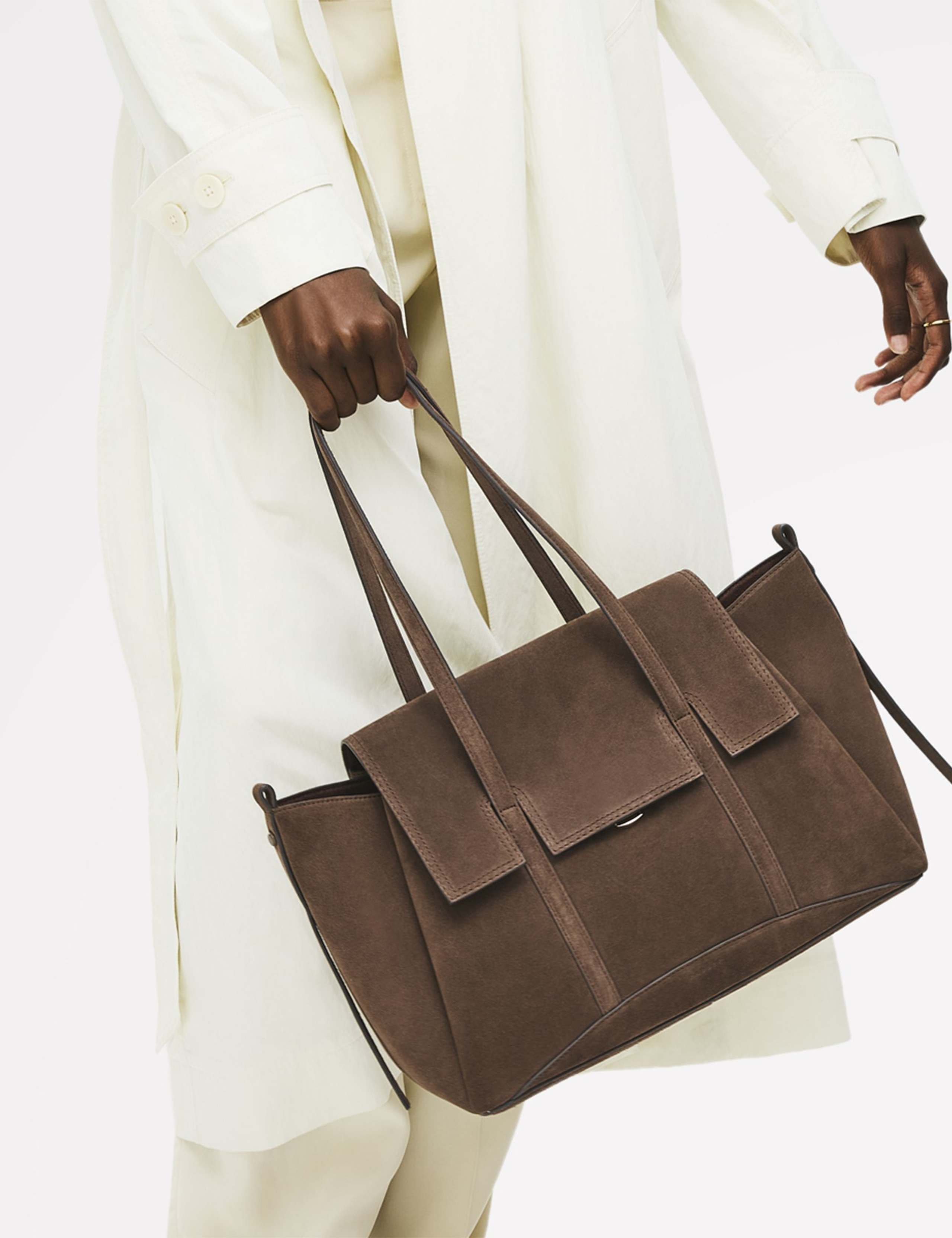 The Chancery Suede Shoulder Bag 2 of 5