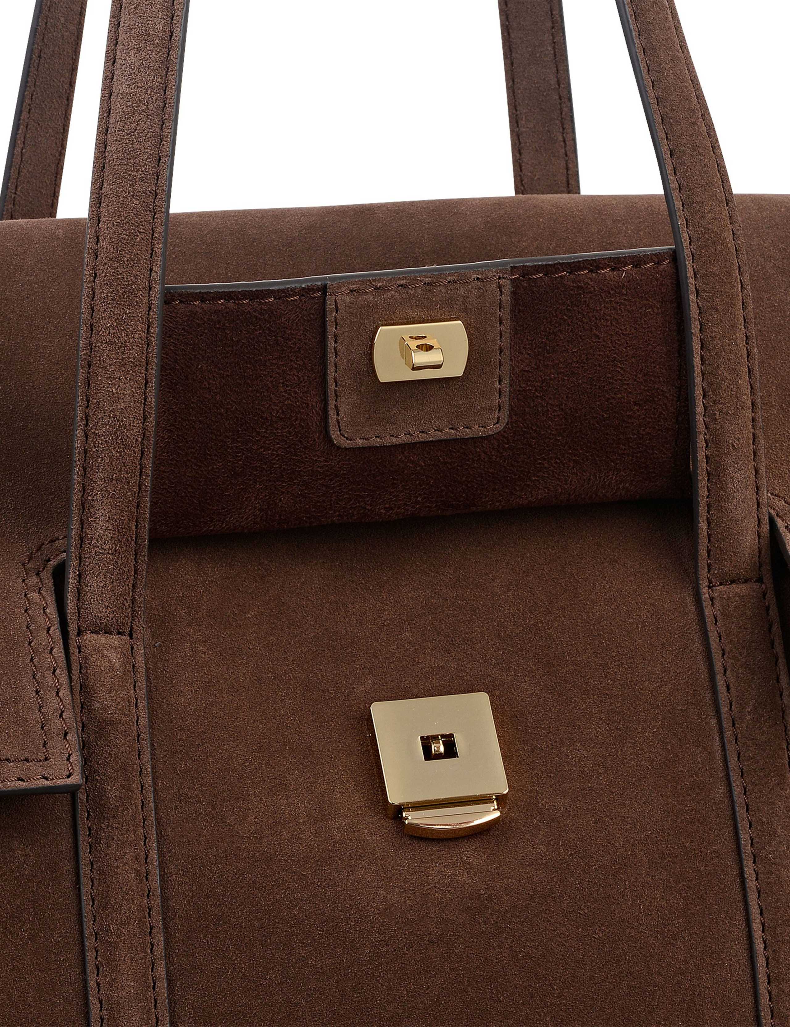 The Chancery Suede Shoulder Bag 4 of 5
