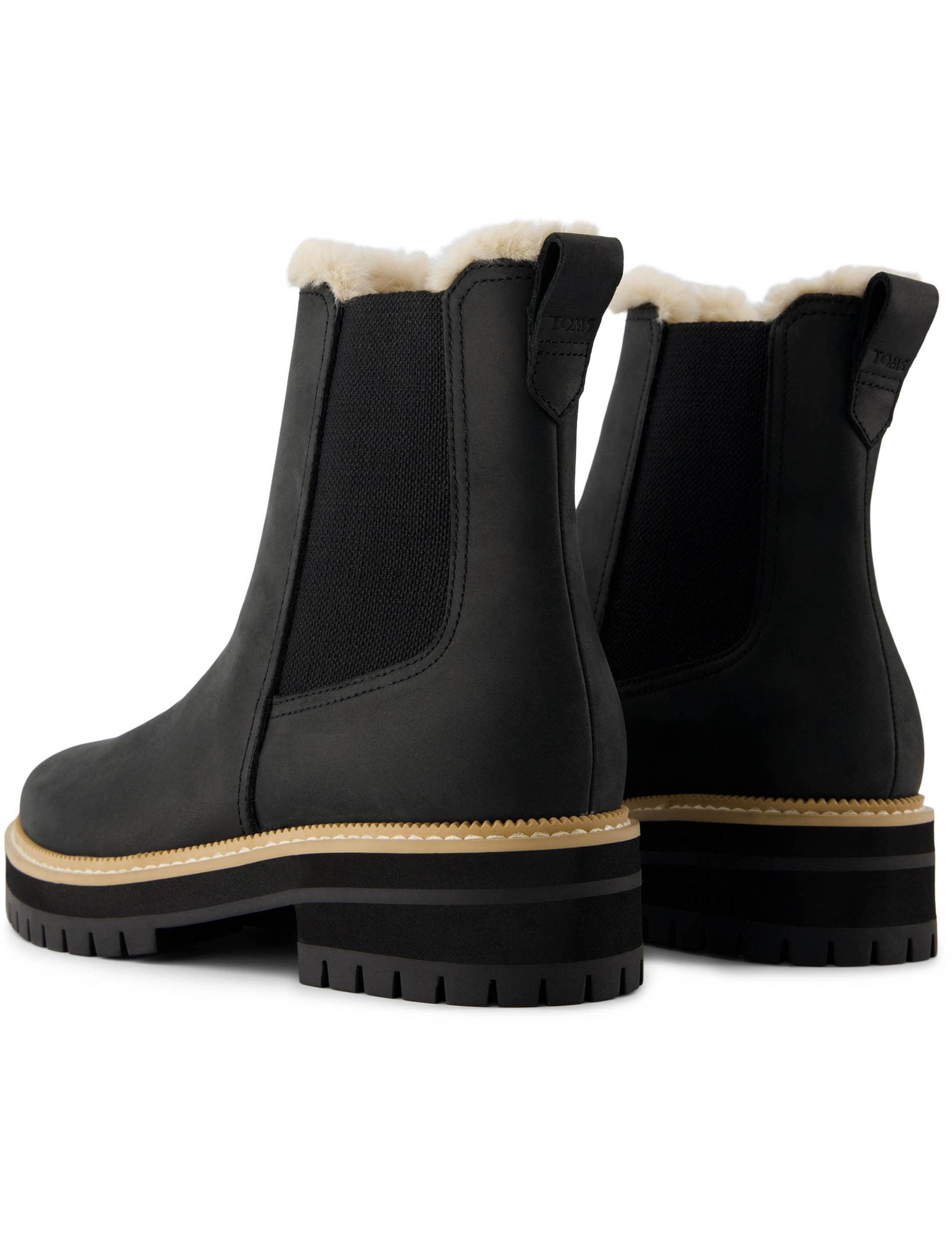 Leather Flat Chelsea Boots 5 of 5