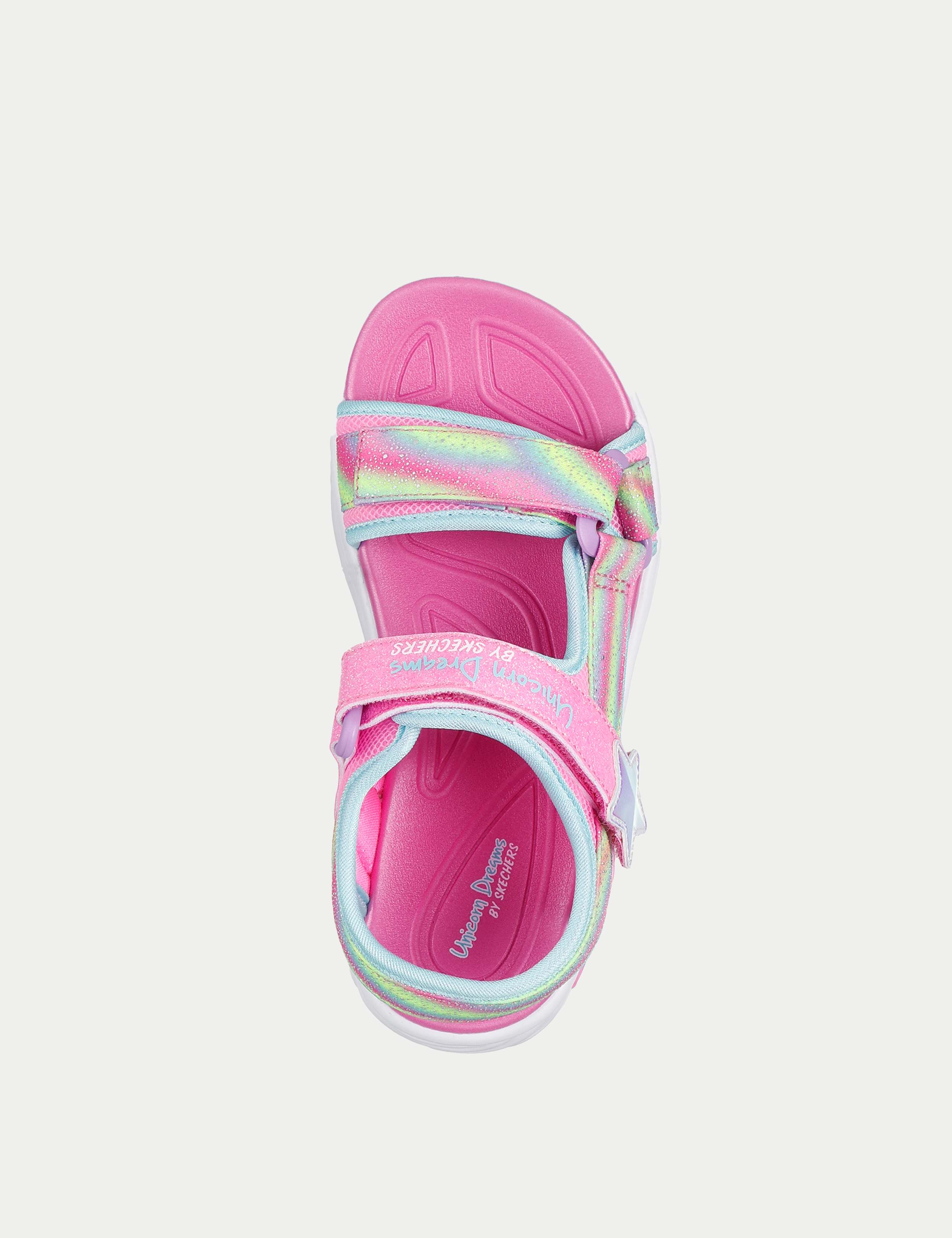 Kids' Light-up Unicorn Riptape Sandals (4 Small - 4 Large) 2 of 5