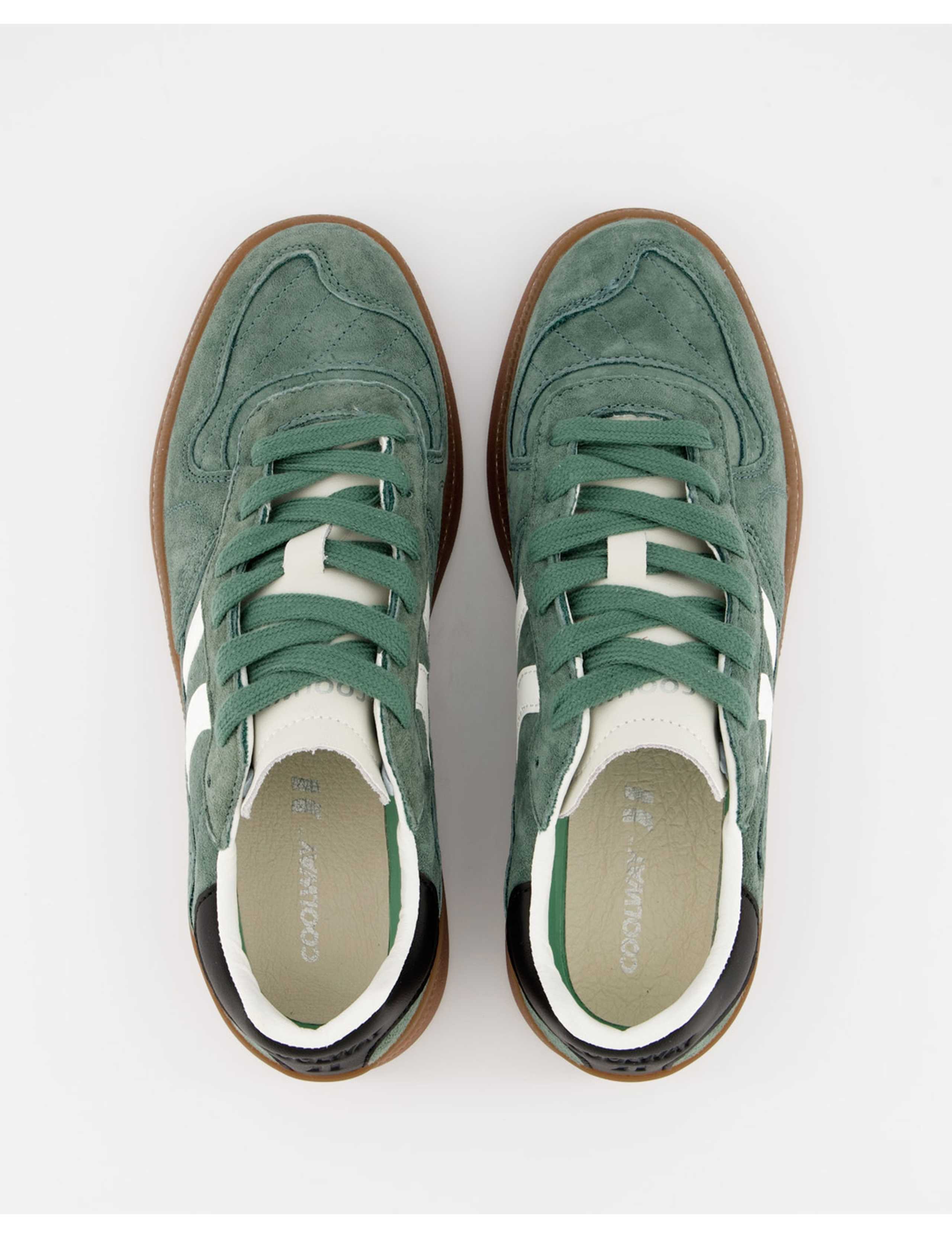 Goal Suede Lace Up Trainers 2 of 6