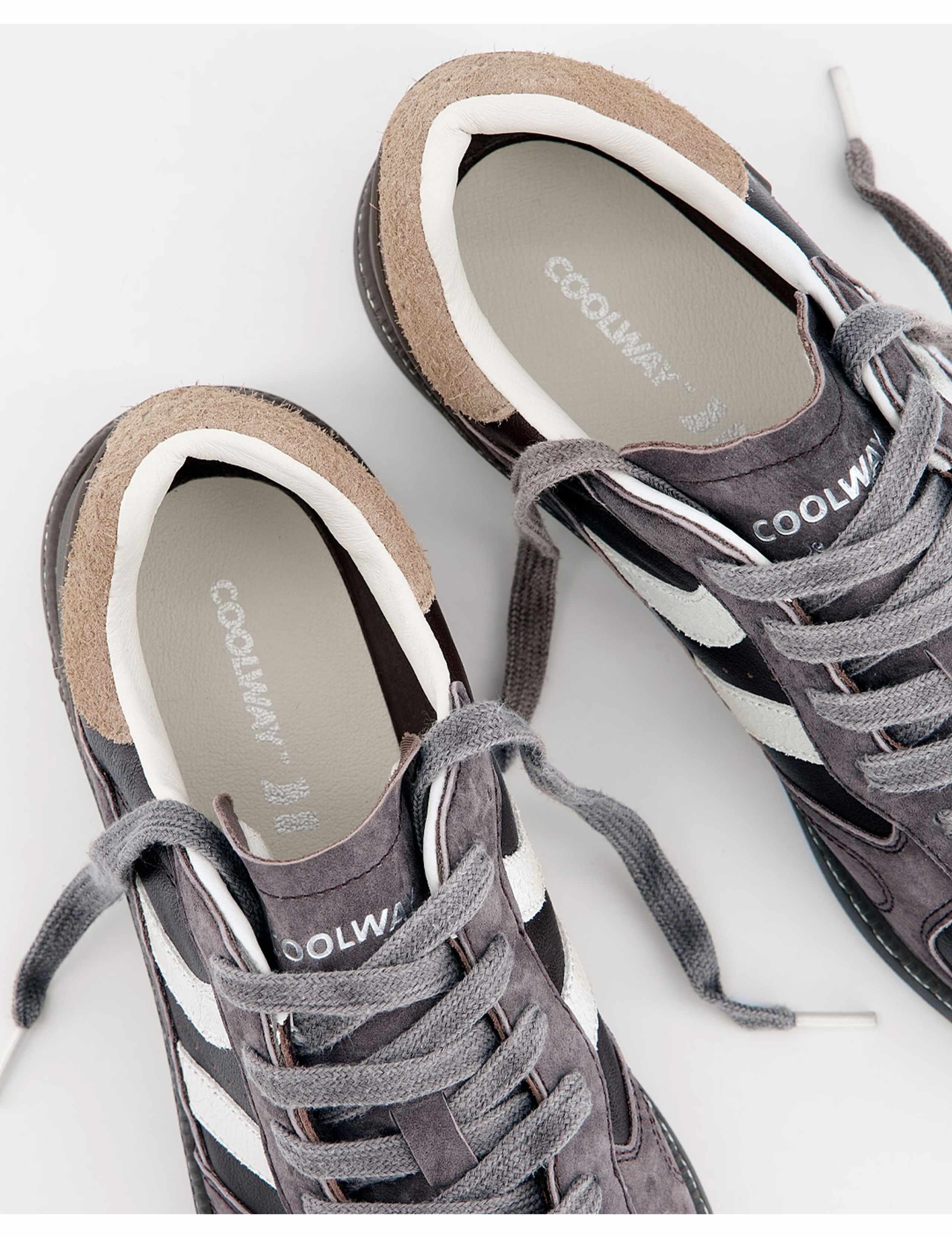 Goal Suede Lace Up Trainers 4 of 6