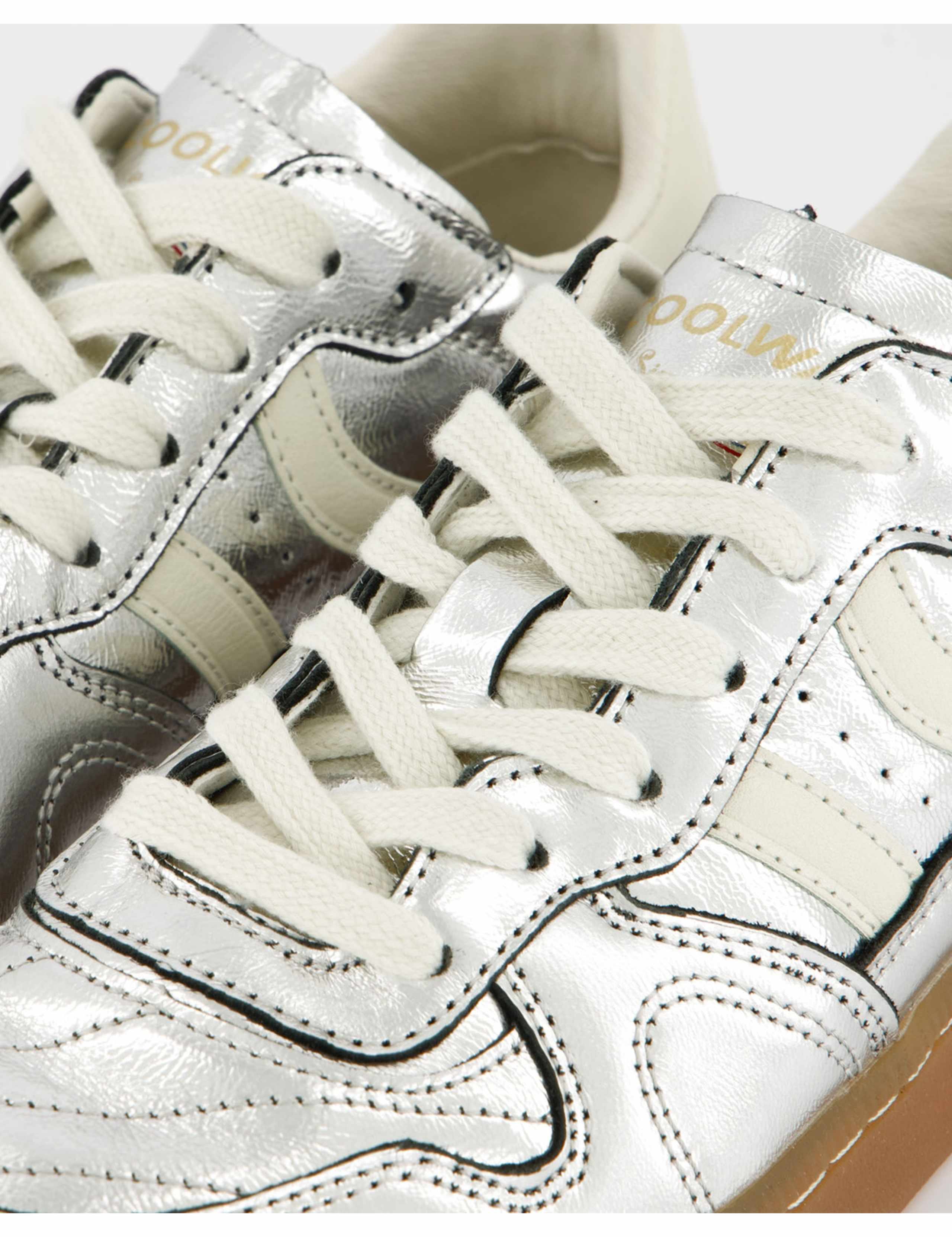 Goal Leather Metallic Trainers 4 of 5