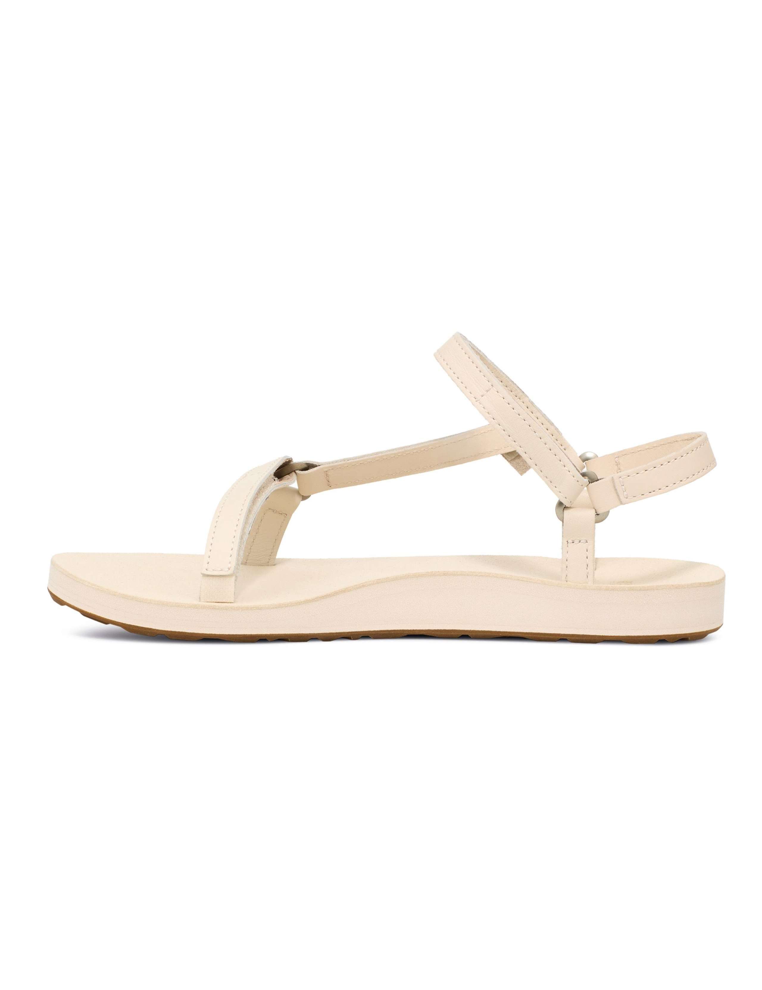 Leather Ankle Strap Flat Sandals 4 of 6
