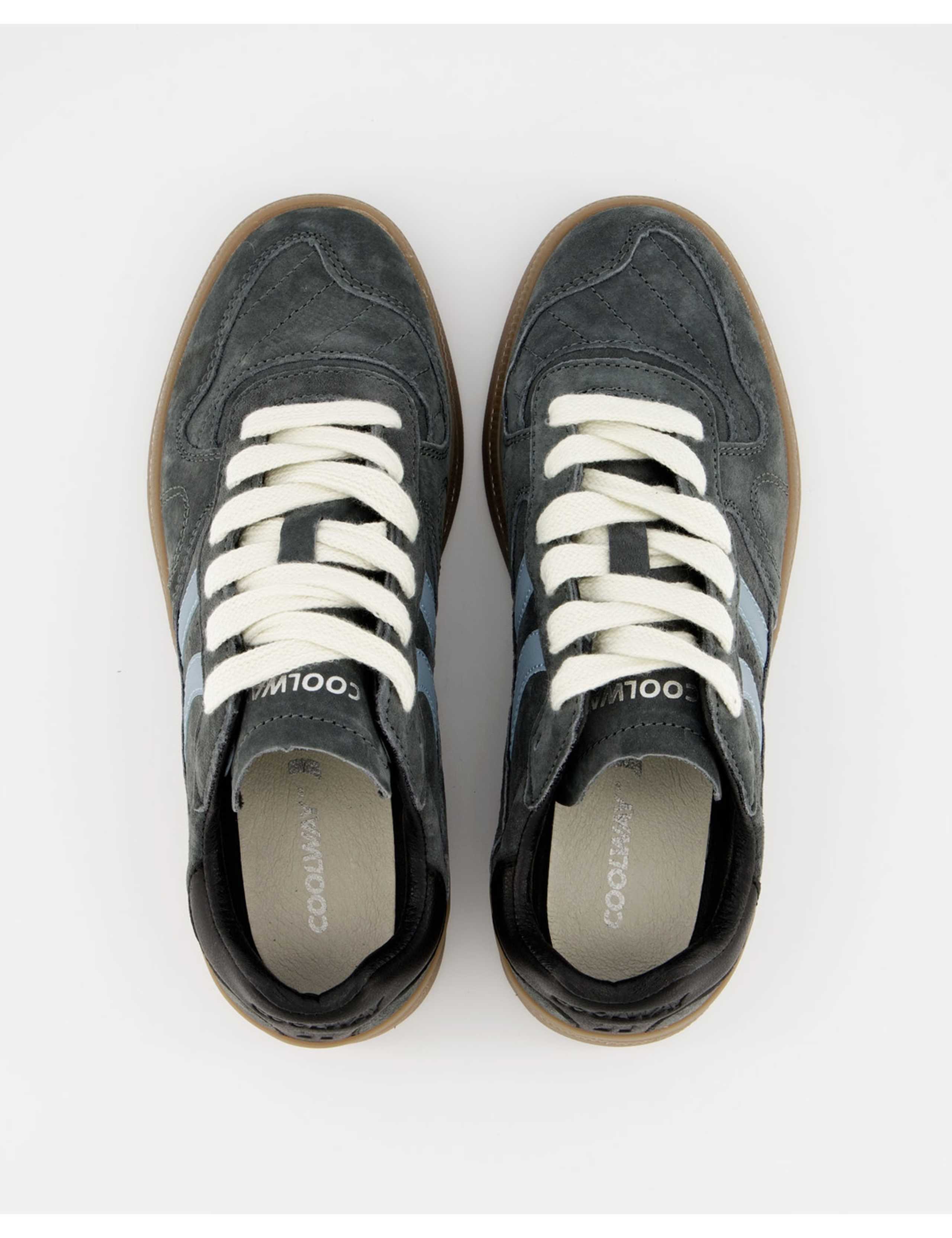 Goal Suede Lace Up Trainers 3 of 6