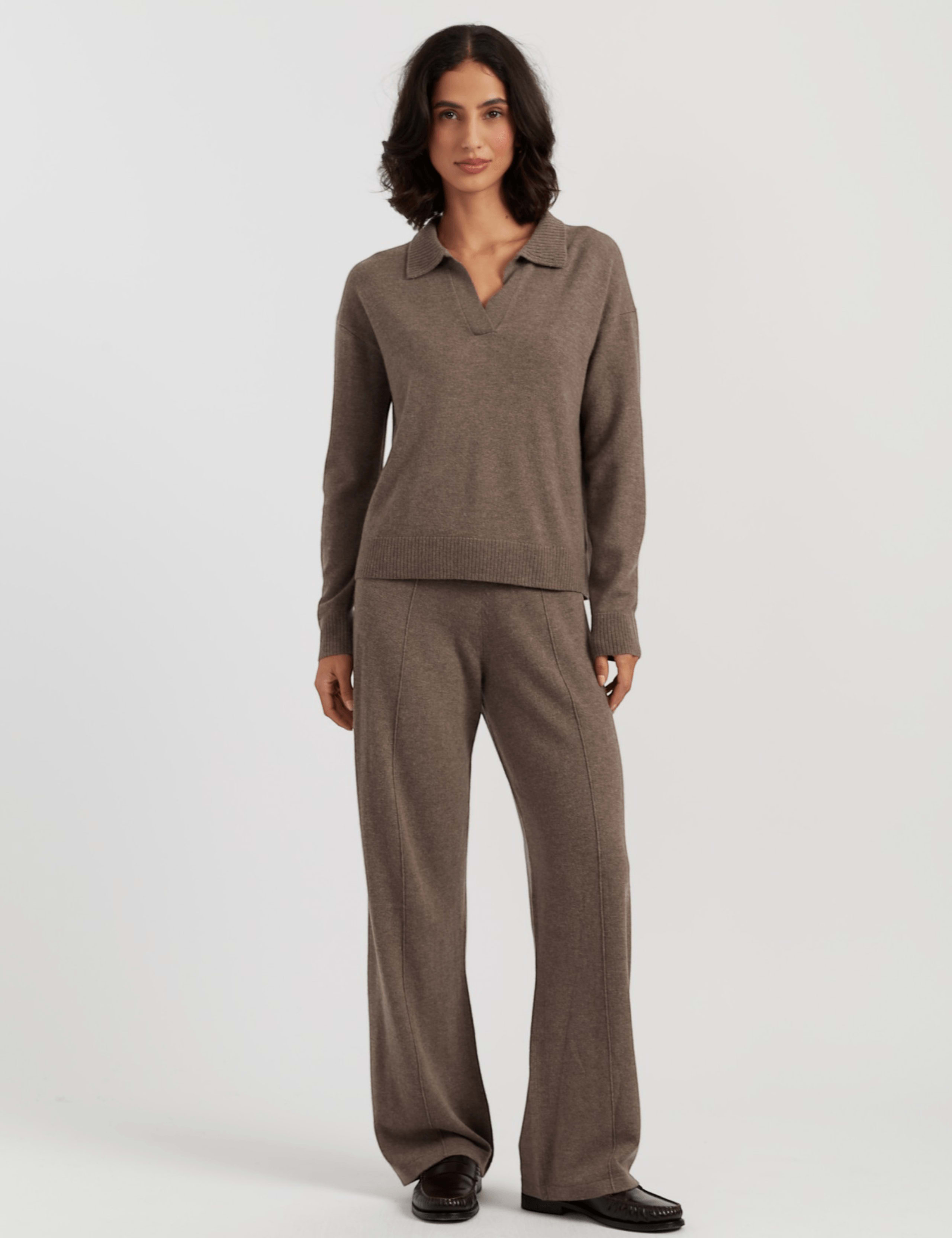 Wide Collar Knit Jumper with Wool 3 of 4