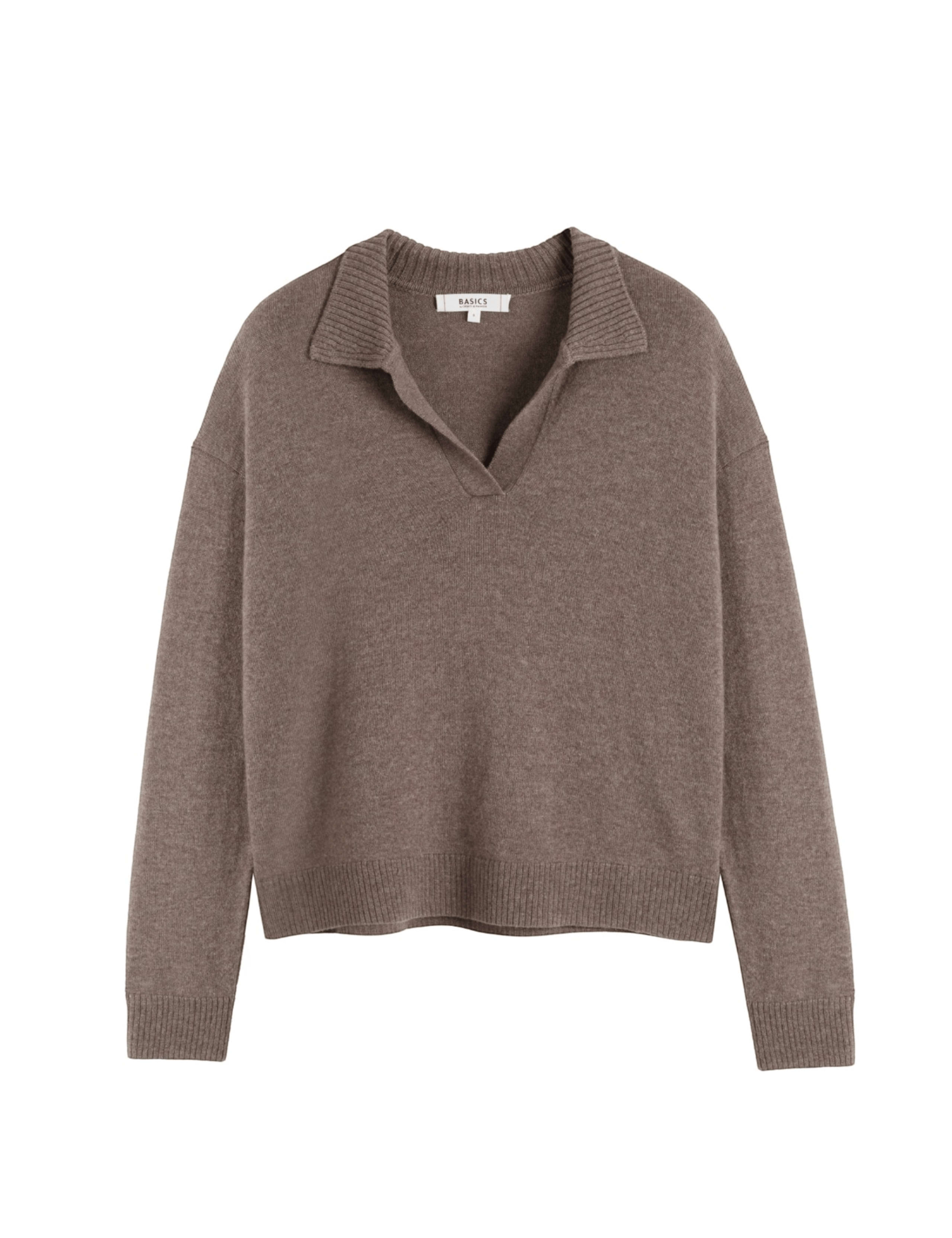 Wide Collar Knit Jumper with Wool 2 of 4