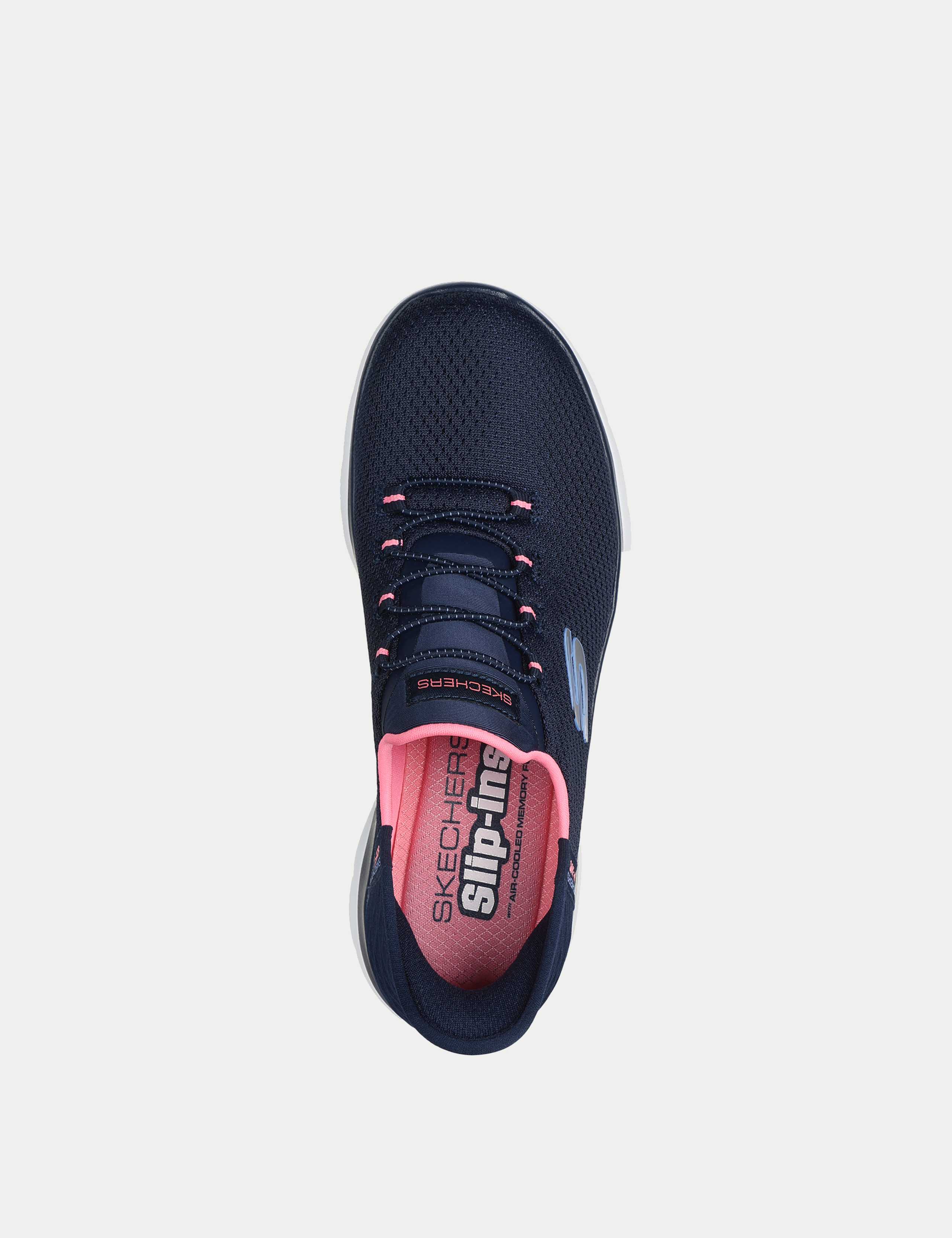 Wide Fit Summits Diamond Dream Slip In Trainers 2 of 4